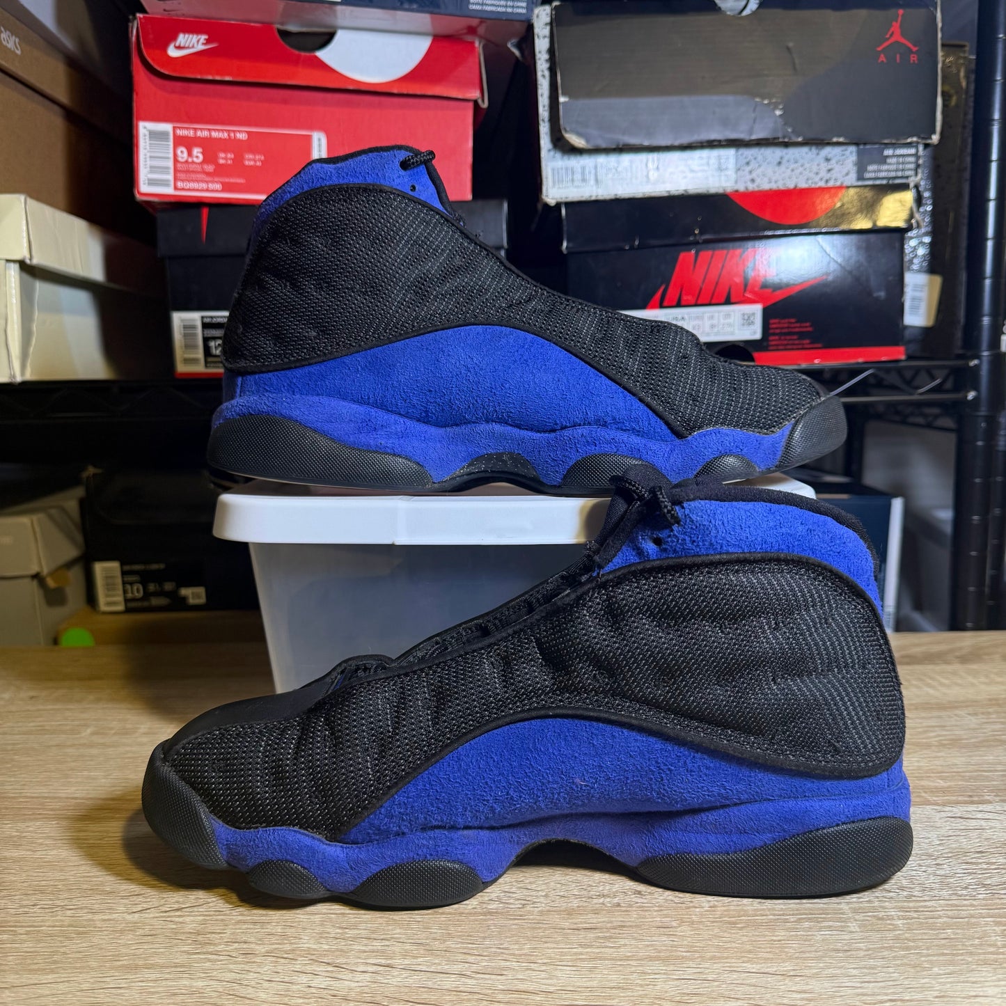 Size 10 - AJ 13 Black Hyper Royal