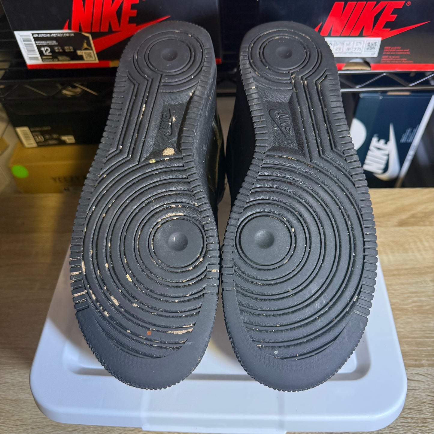 Size 10 - AF 1 Supreme Black