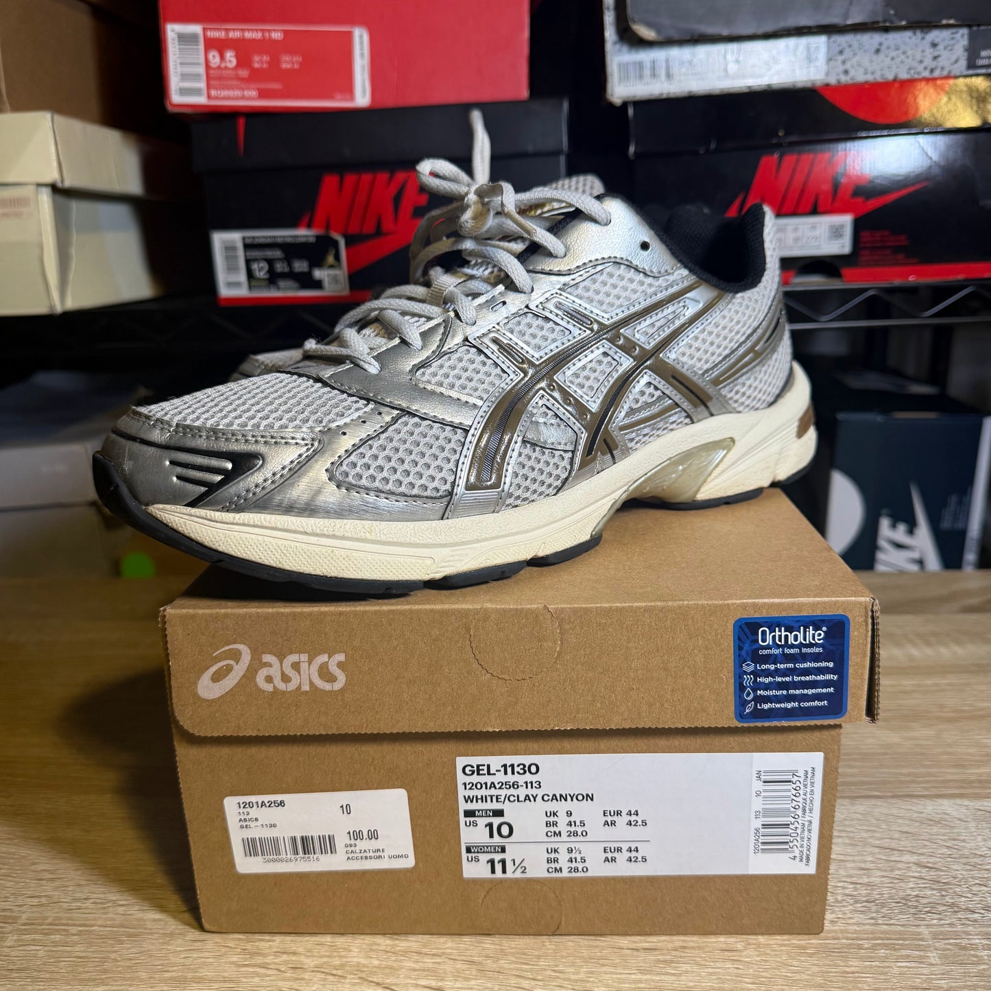 Size 10 - ASICS 1130 Clay Canyon