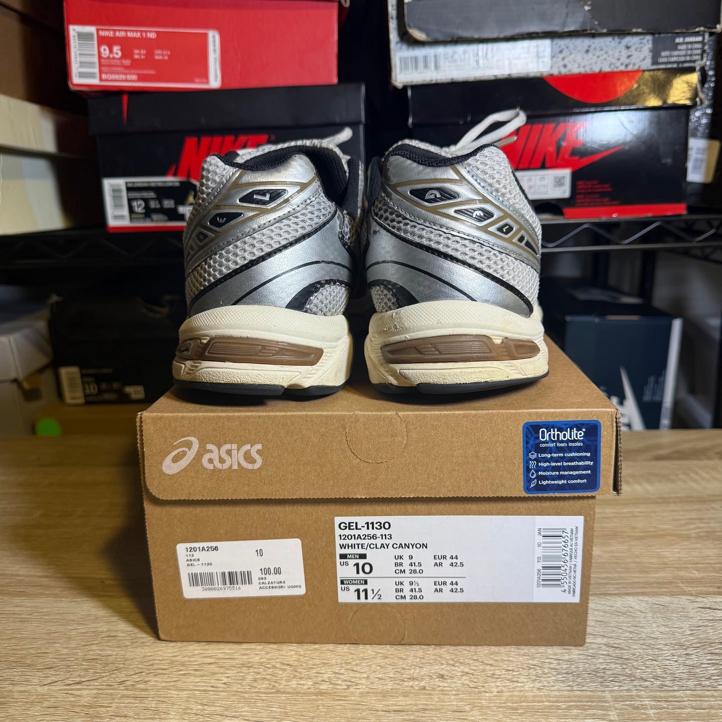 Size 10 - ASICS 1130 Clay Canyon