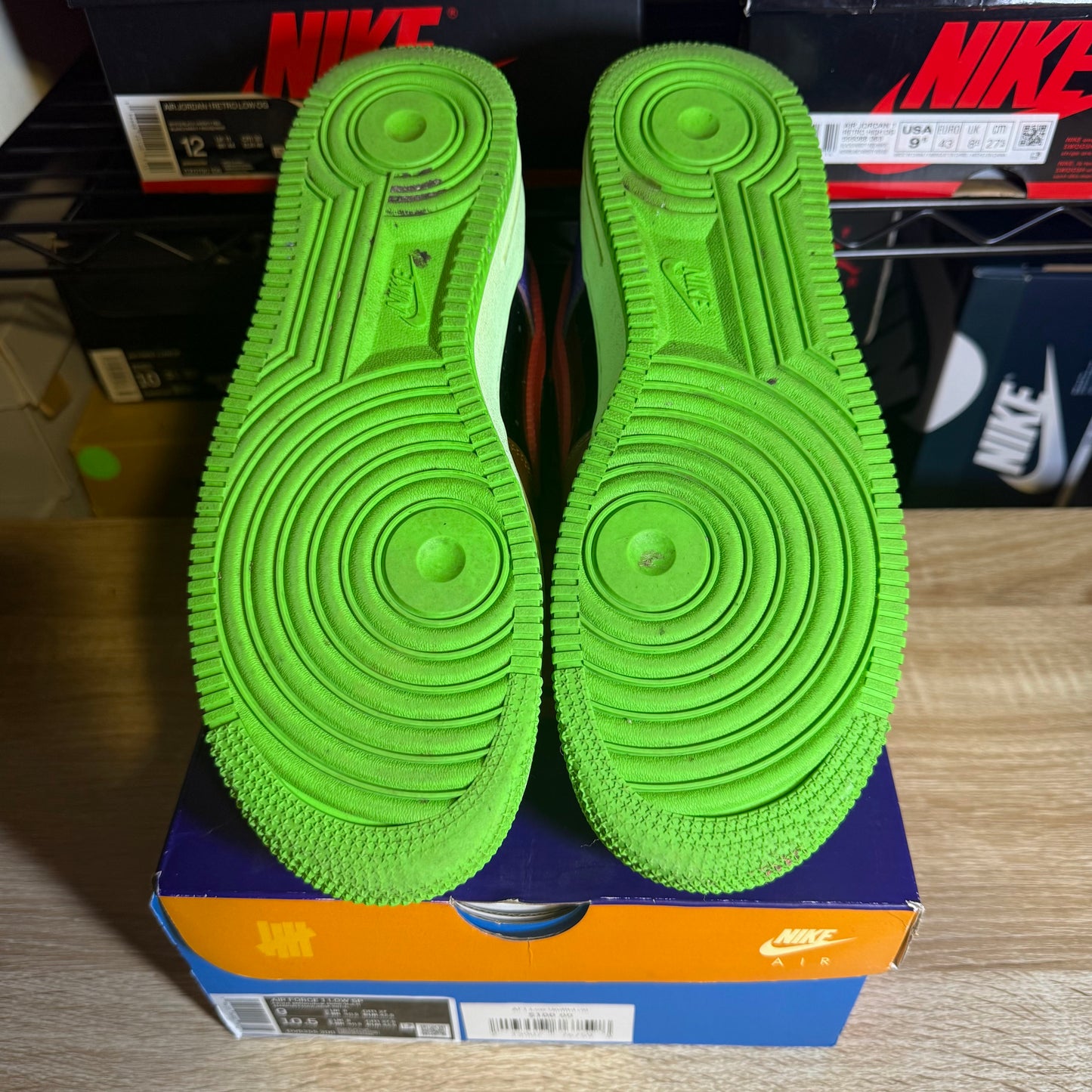 Size 9 - AF 1 Undefeated Multi Patent Pink Prime