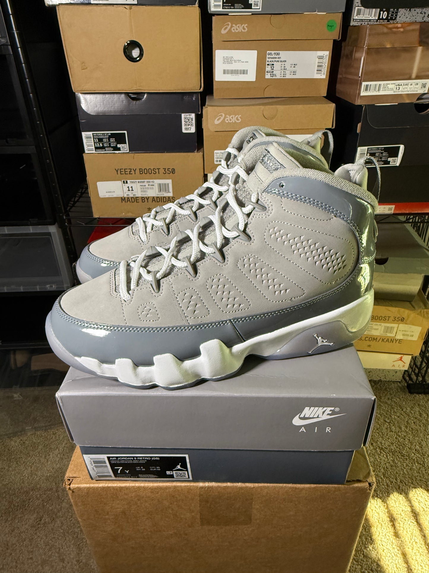 Size 7 - AJ 9 Cool Grey