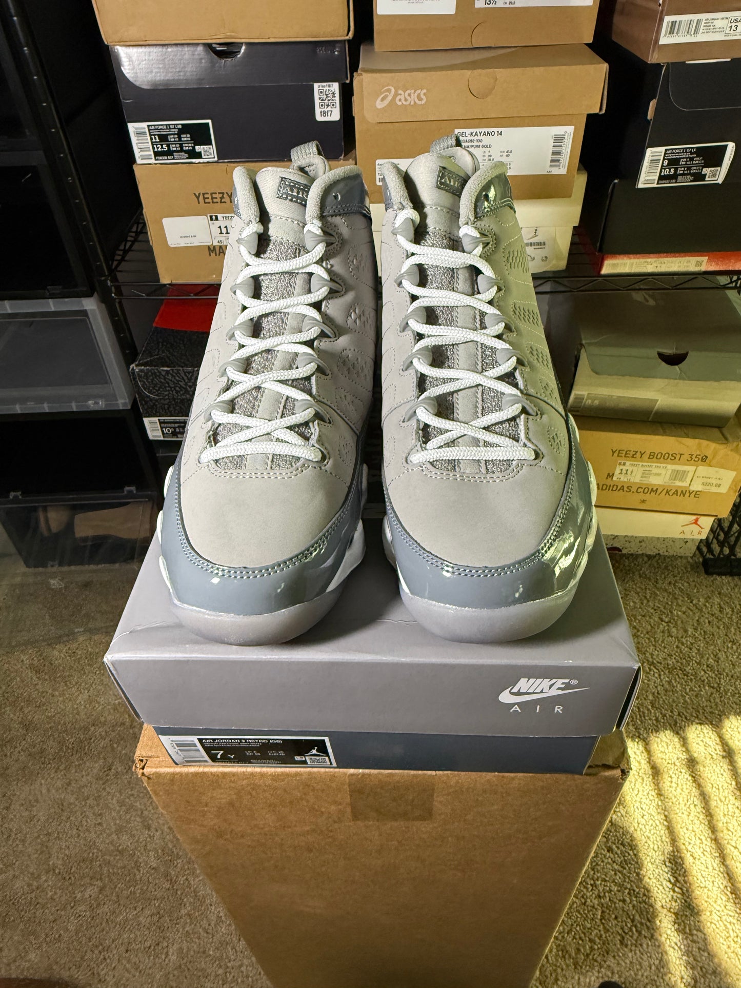 Size 7 - AJ 9 Cool Grey