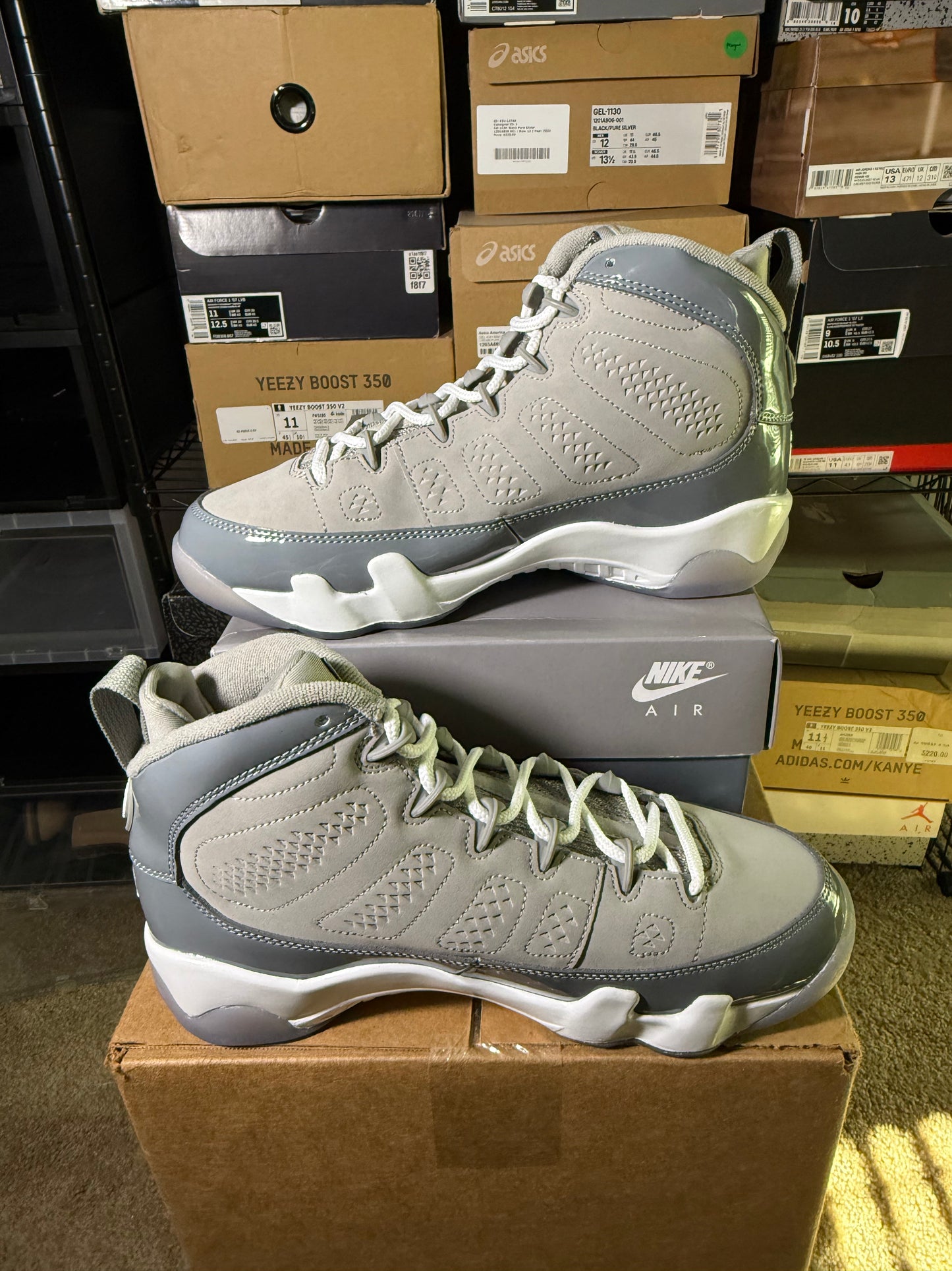 Size 7 - AJ 9 Cool Grey