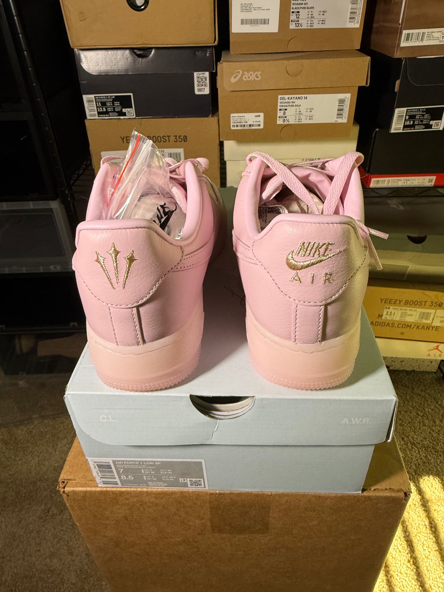 Size 7 - AF 1 Low Certified Lover Boy - Pink Foam