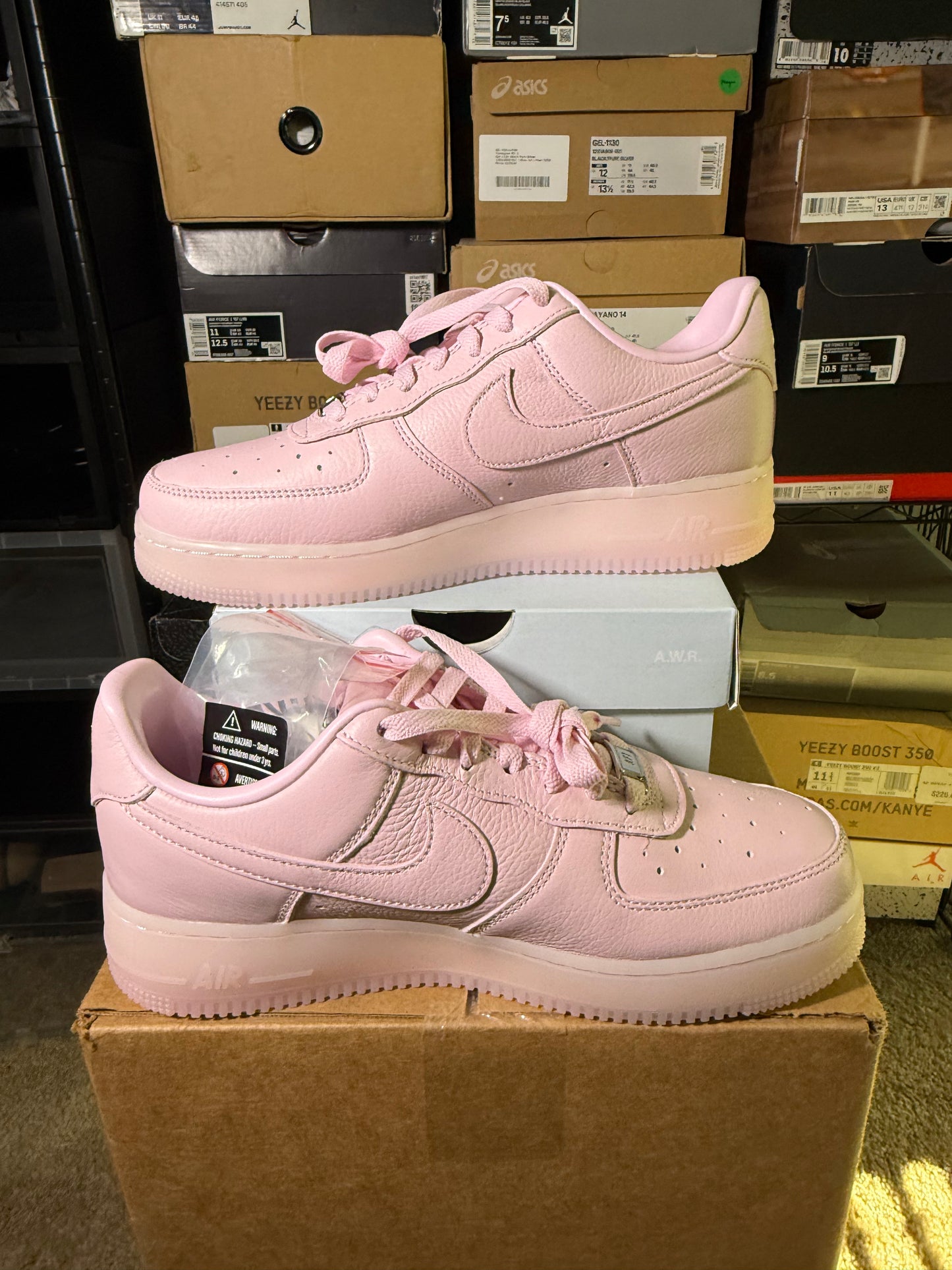 Size 7 - AF 1 Low Certified Lover Boy - Pink Foam