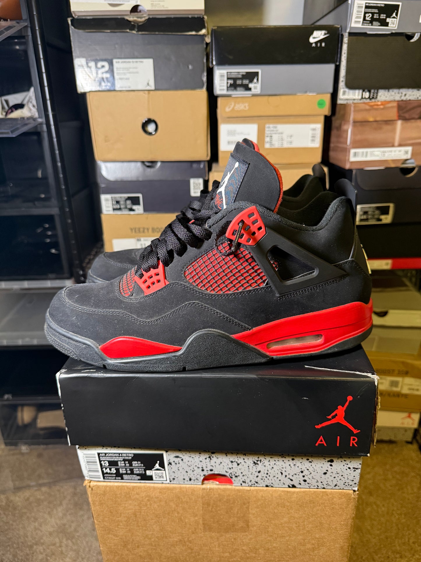 Size 13 - AJ 4 Retro Mid Red Thunder