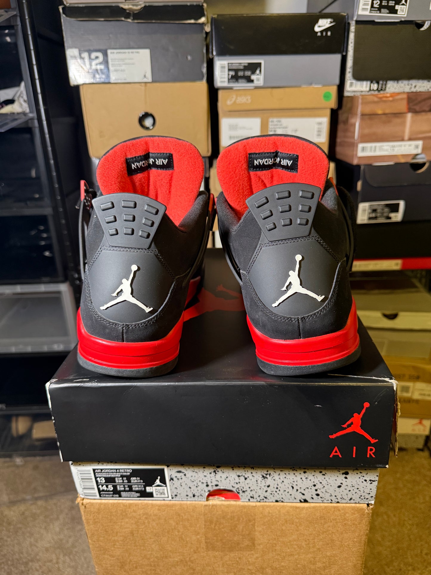 Size 13 - AJ 4 Retro Mid Red Thunder