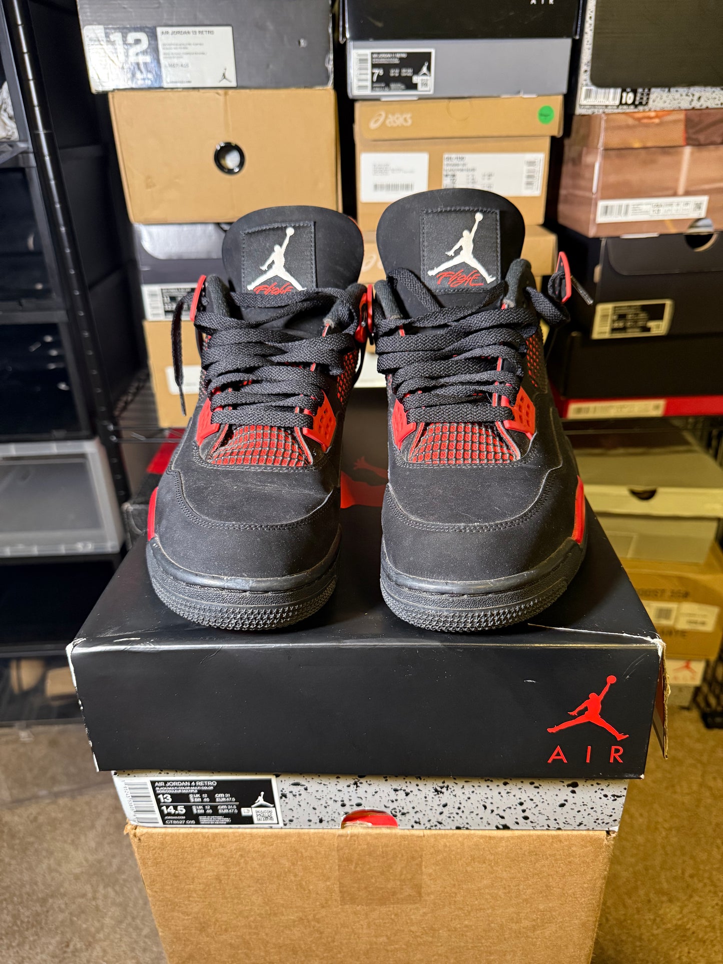 Size 13 - AJ 4 Retro Mid Red Thunder
