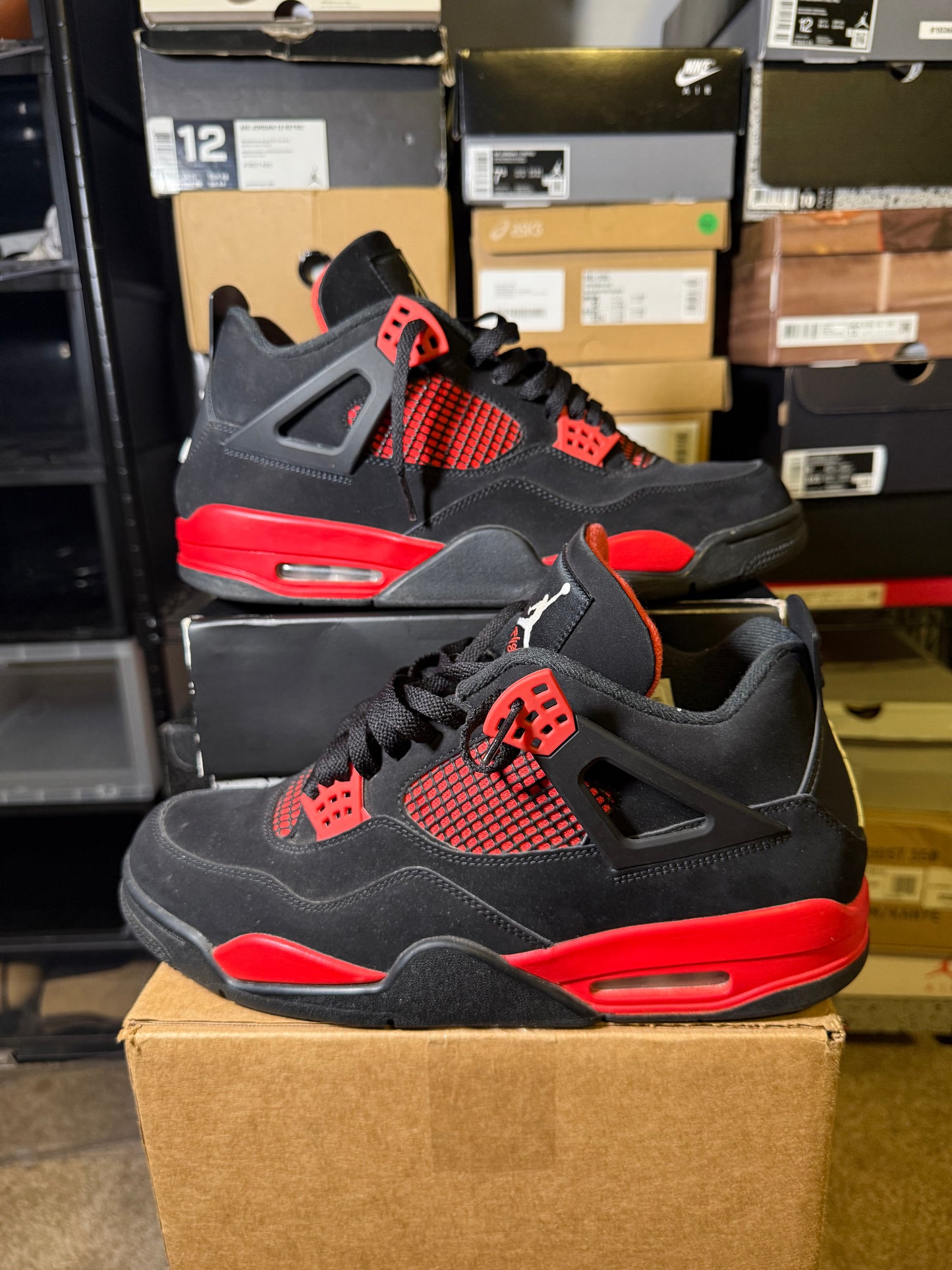 Size 13 - AJ 4 Retro Mid Red Thunder