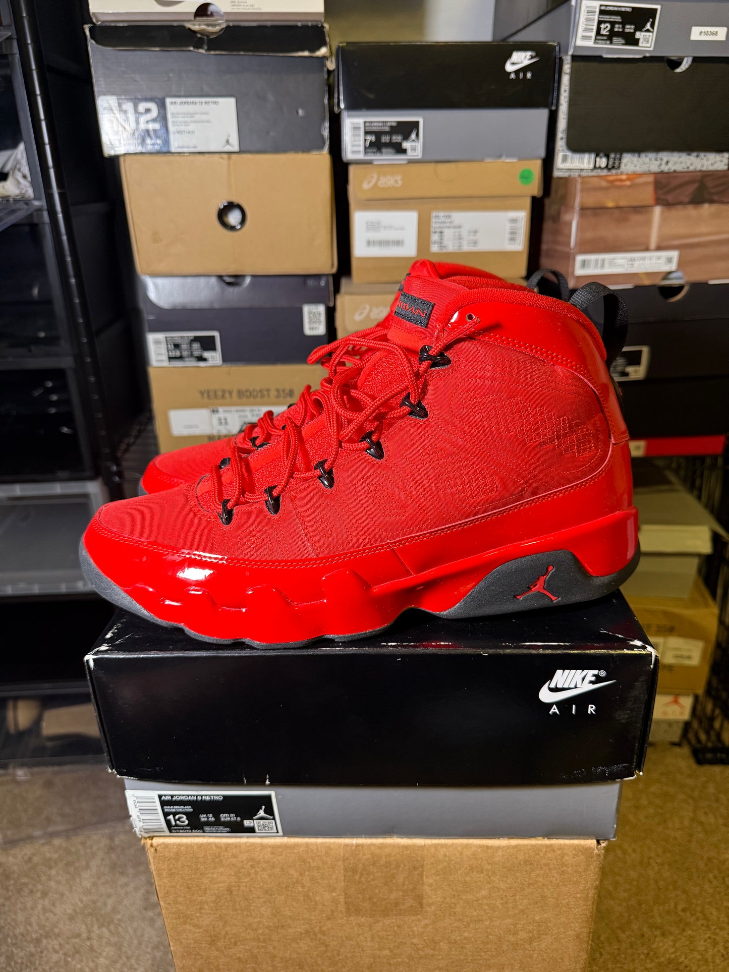 Size 13 - AJ 9 Chile Red