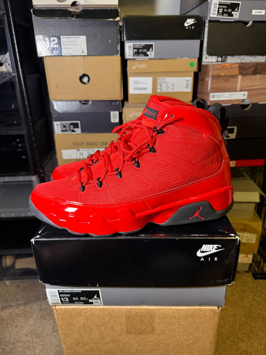 Size 13 - AJ 9 Chile Red