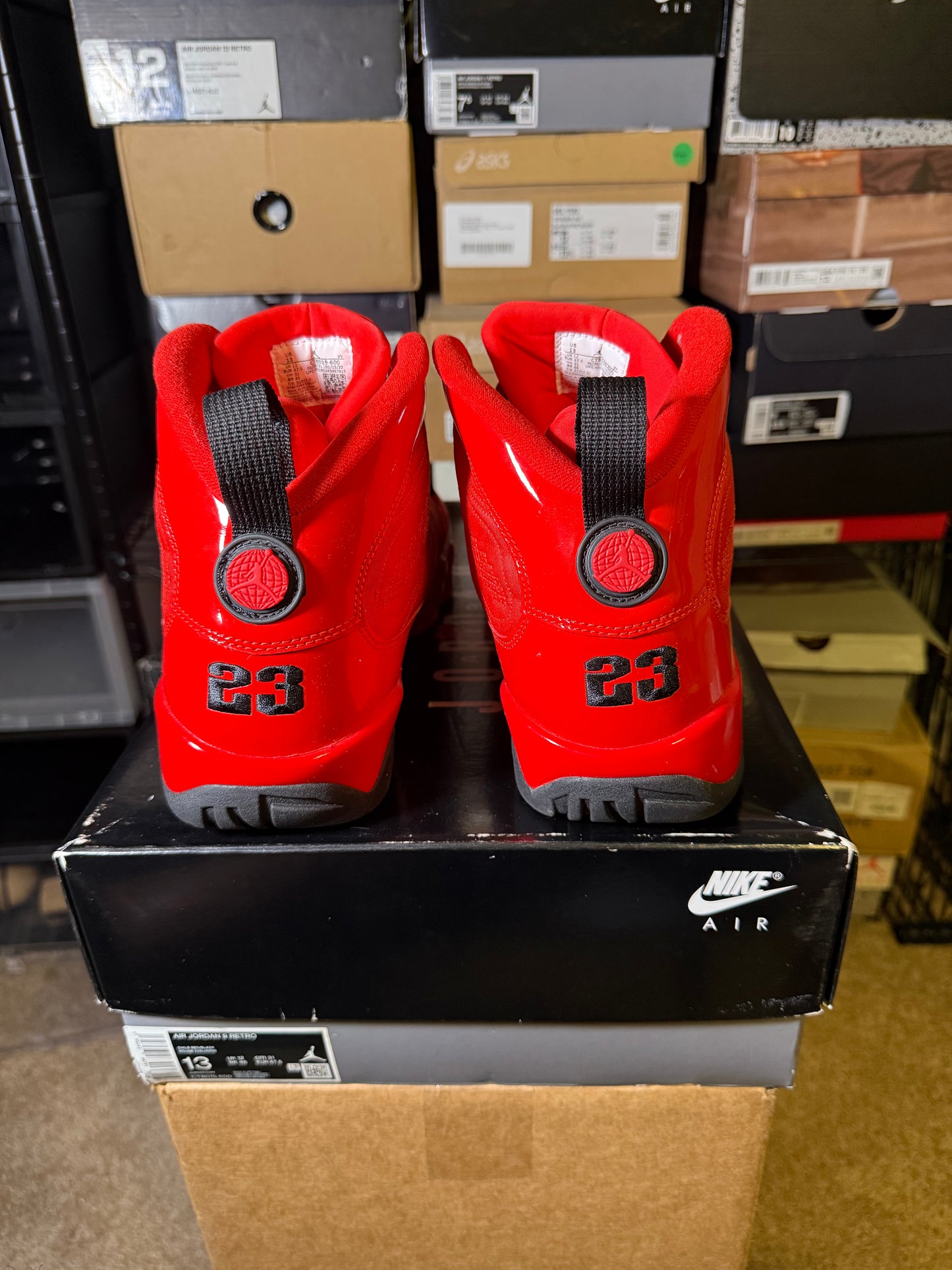 Size 13 - AJ 9 Chile Red
