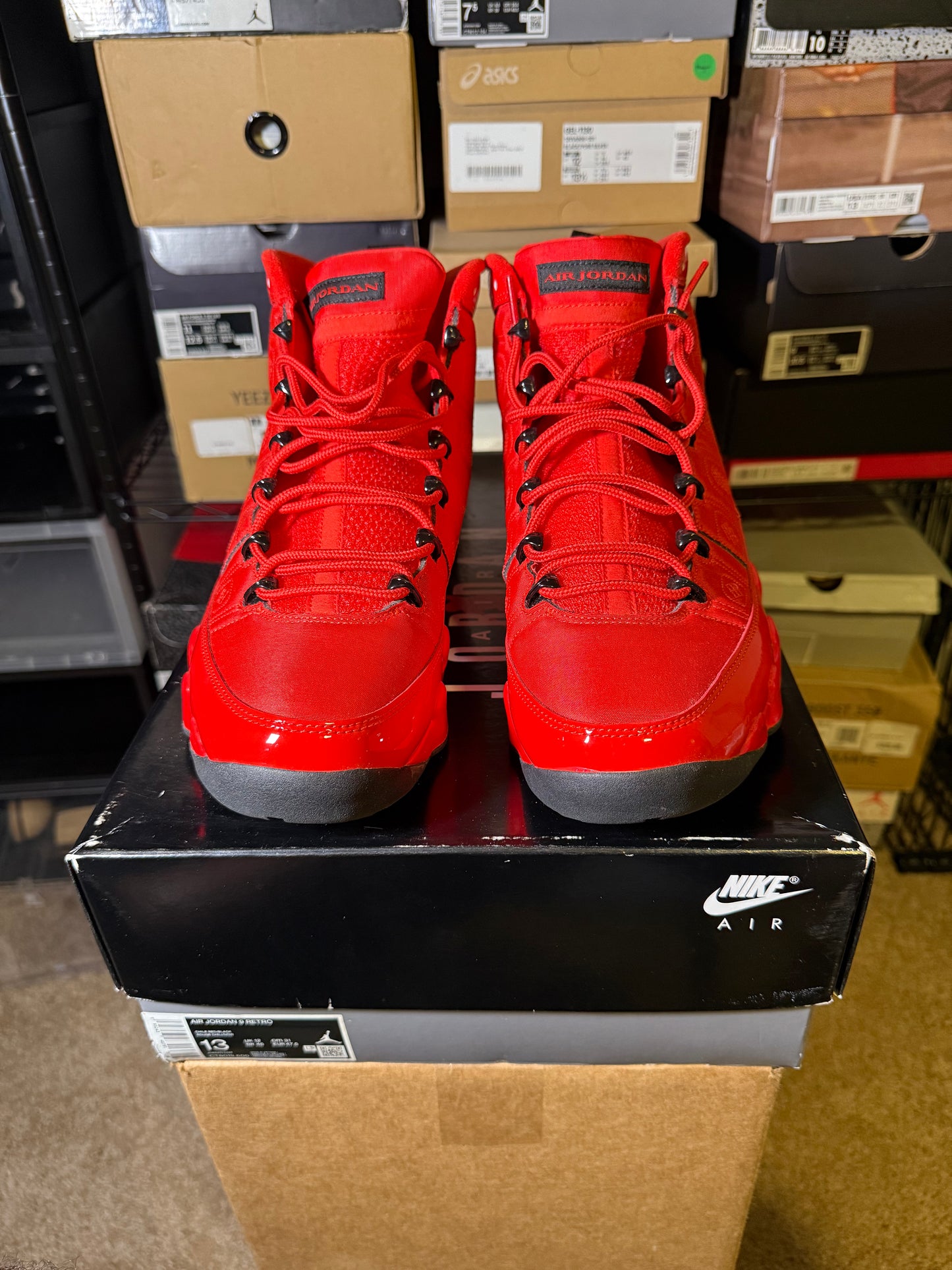 Size 13 - AJ 9 Chile Red