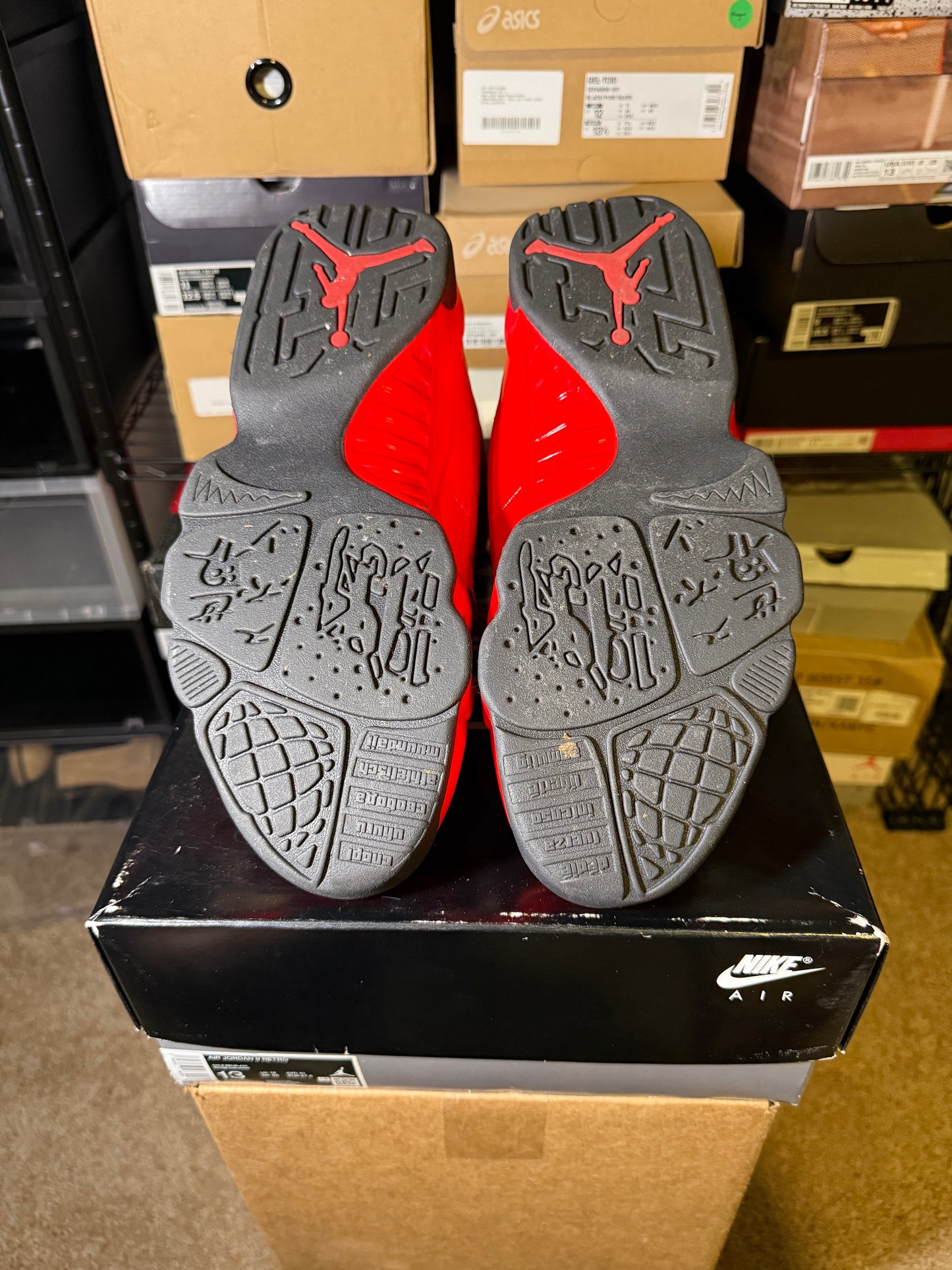 Size 13 - AJ 9 Chile Red