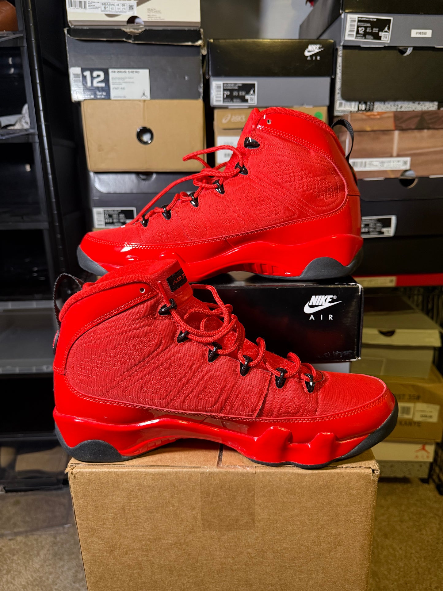 Size 13 - AJ 9 Chile Red