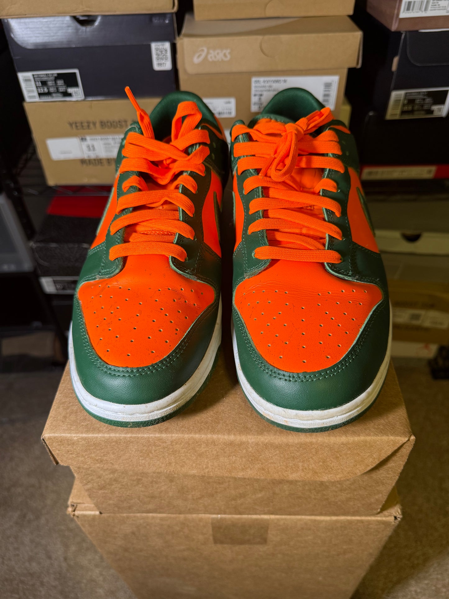 Size 12 - Dunk Low Miami Hurricanes