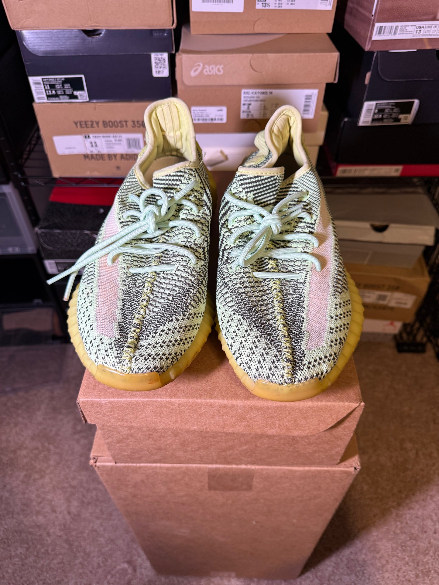 Size 12 - YZY Boost 350 V2 Yeezreel Non-Reflective