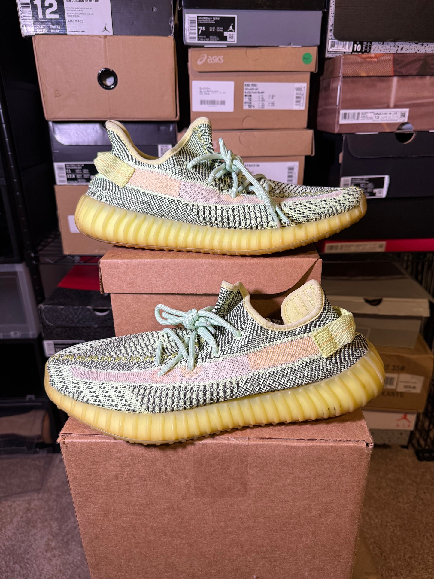 Size 12 - YZY Boost 350 V2 Yeezreel Non-Reflective