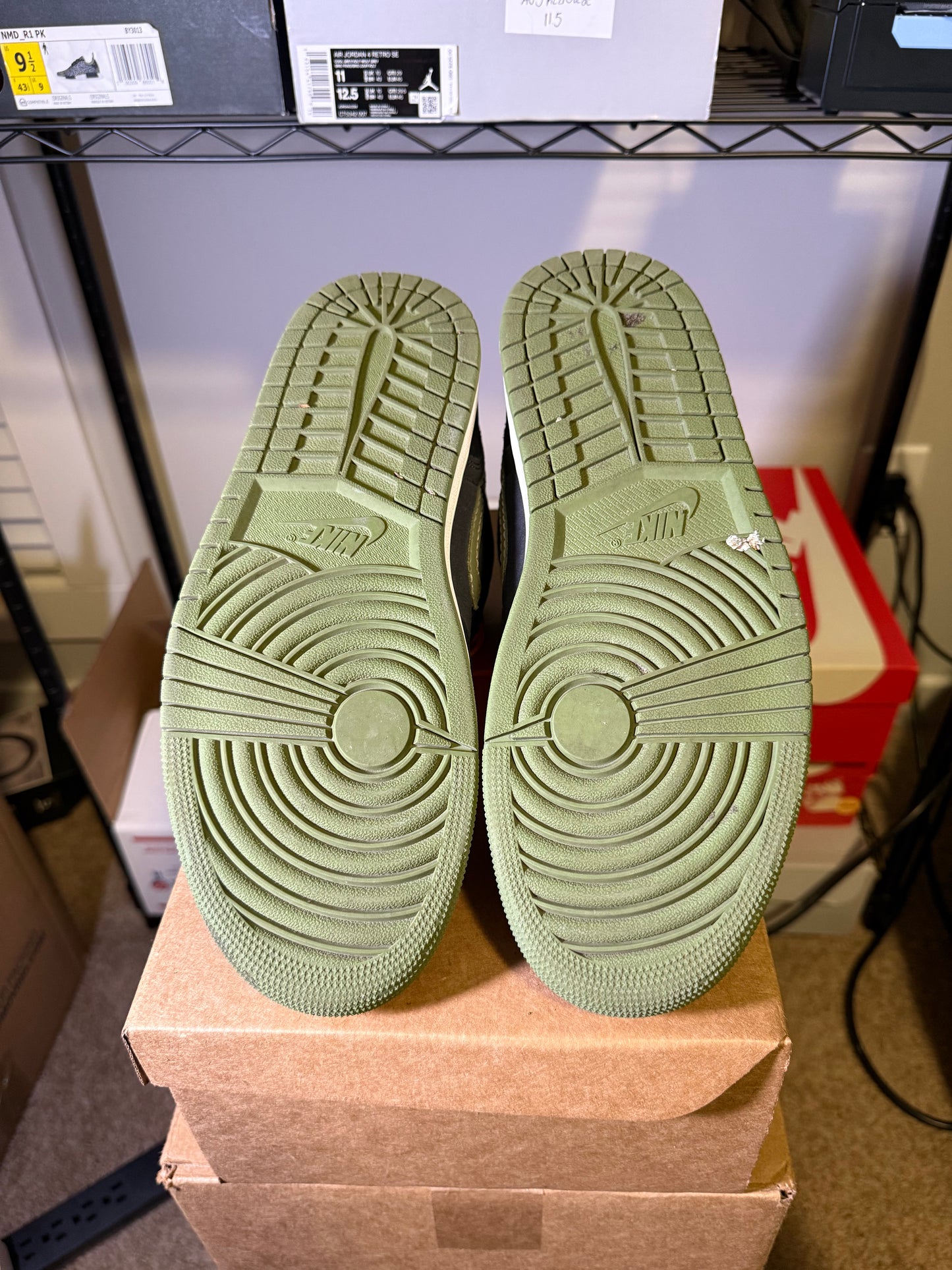 Size 11 - AJ 1 SE Craft Mid Anthracite Light Olive