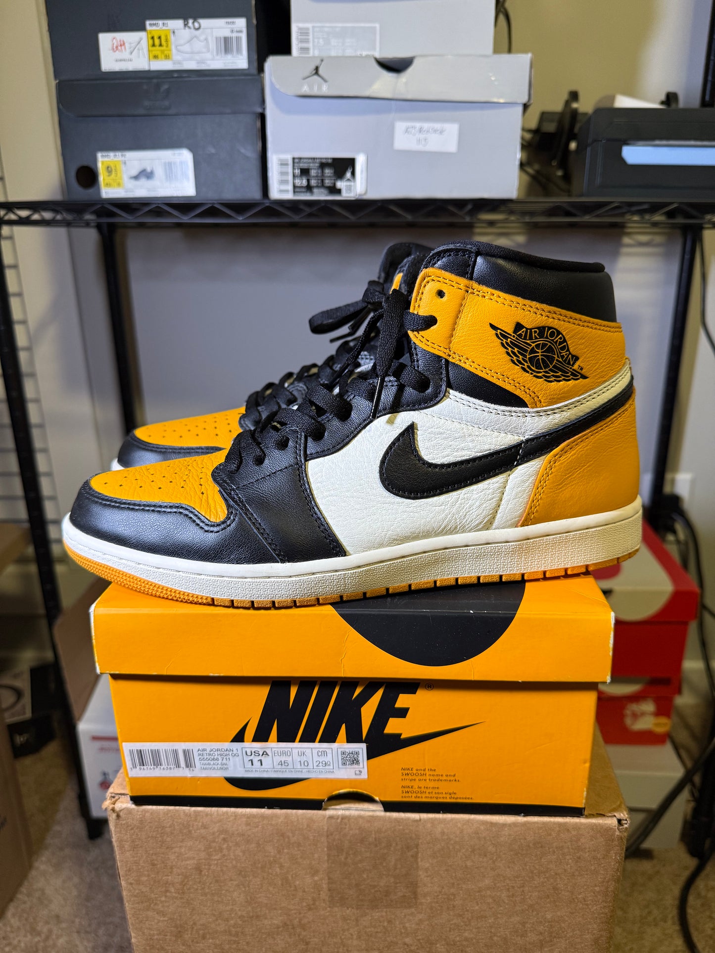 Size 11 - AJ 1 Retro OG High Yellow Toe