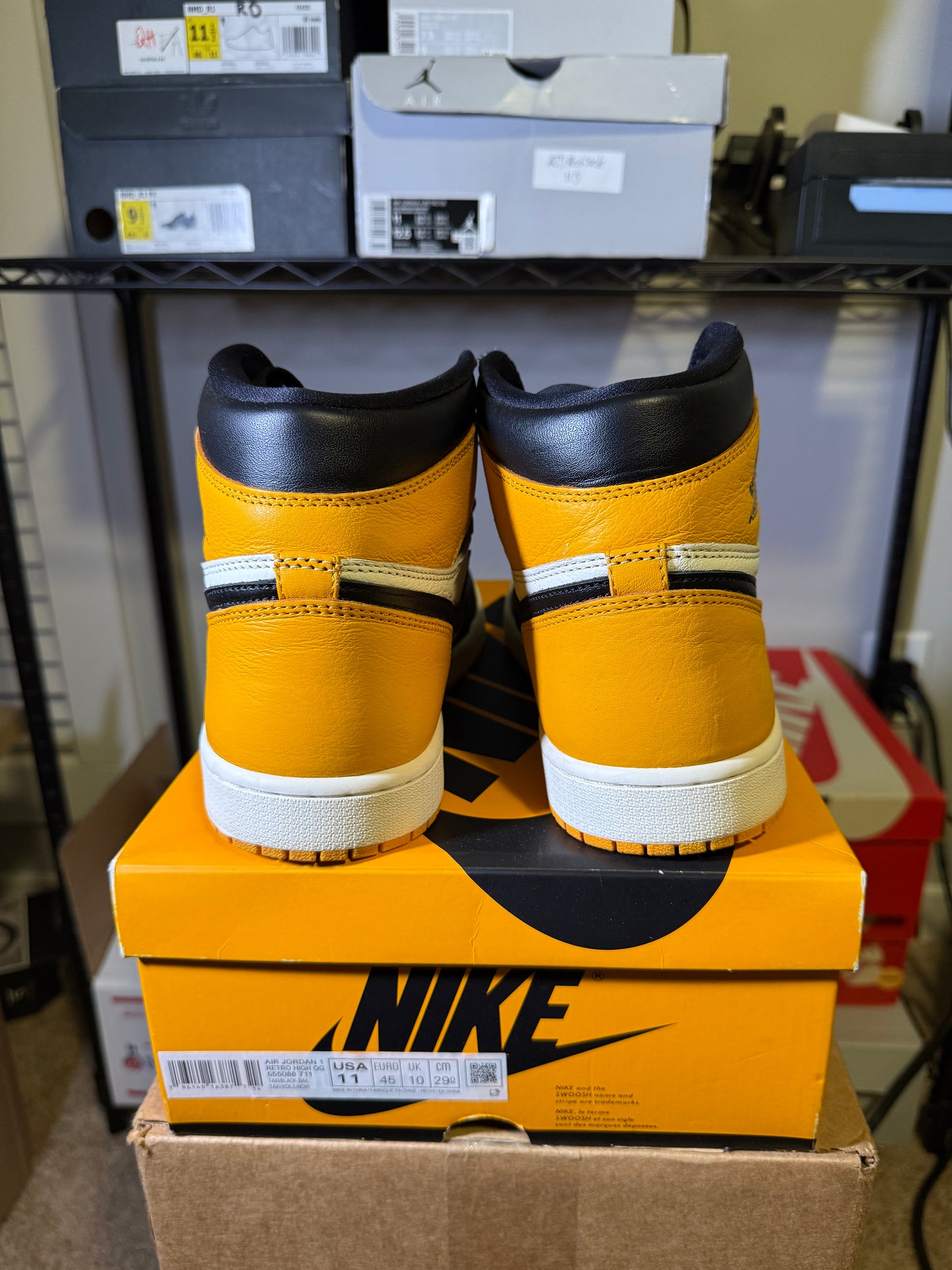 Size 11 - AJ 1 Retro OG High Yellow Toe