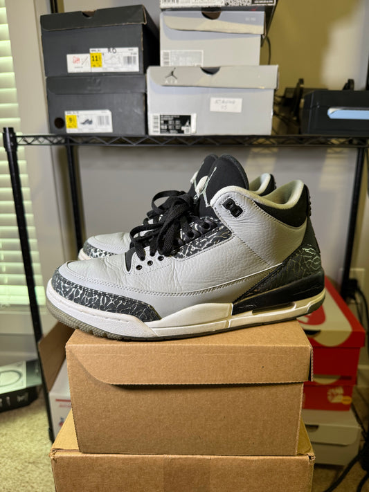 Size 10 - AJ 3 Wolf Grey