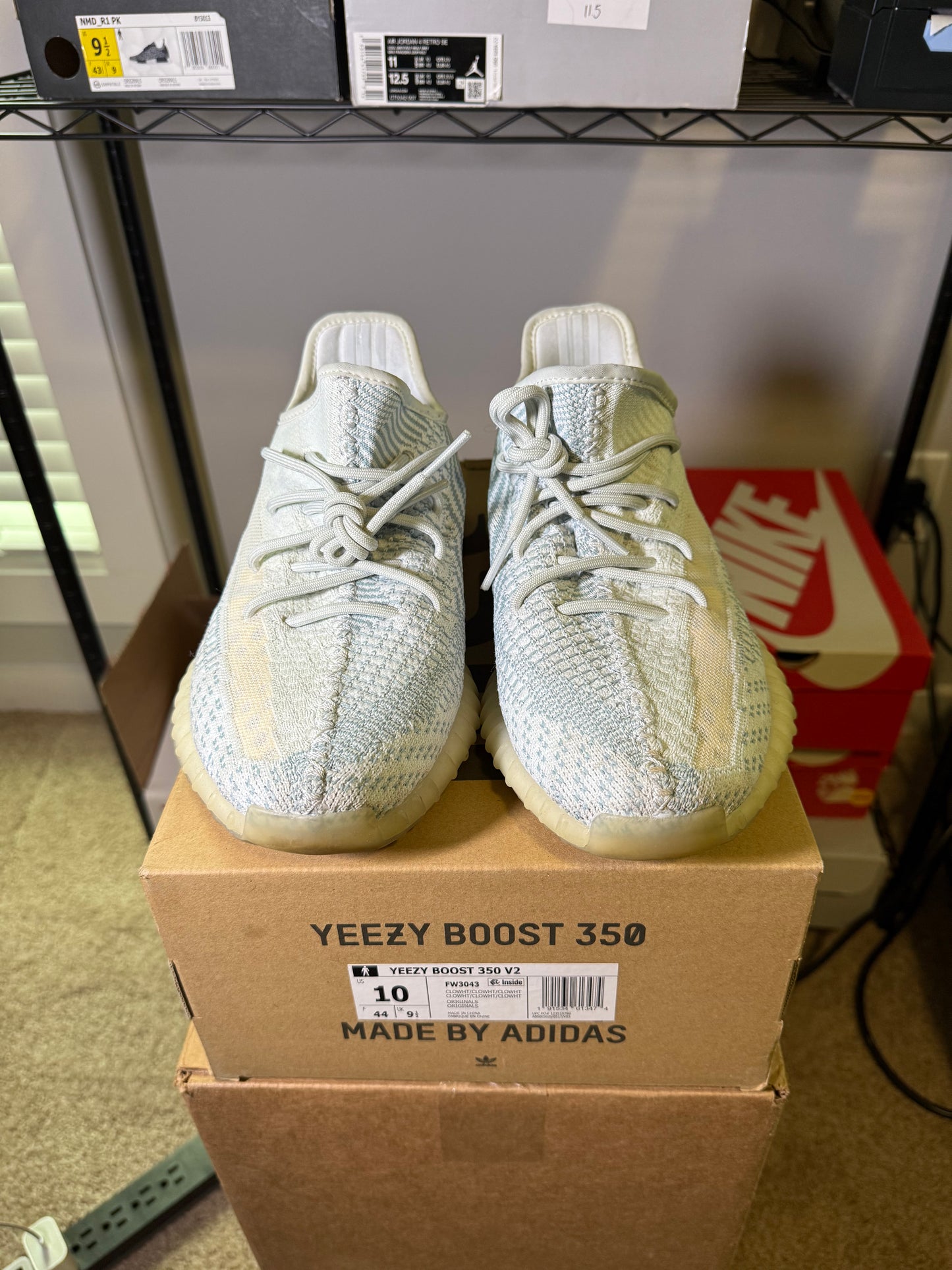 Size 10 - YZY 350 Cloud White