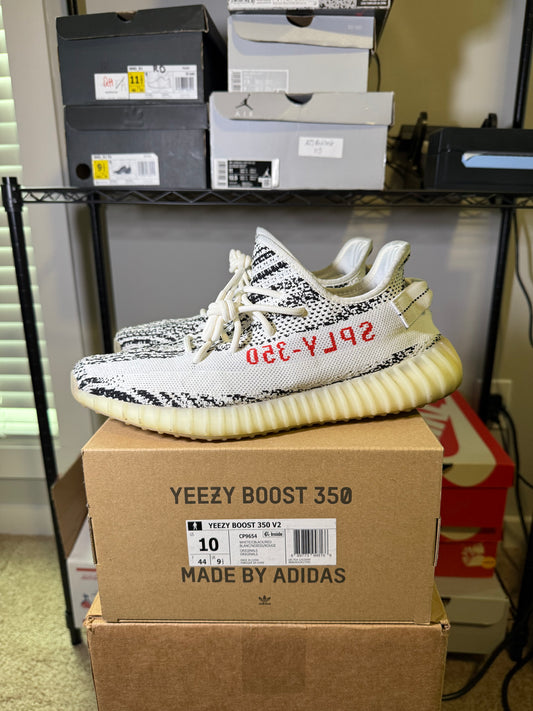 Size 10 - YZY 350 Zebra