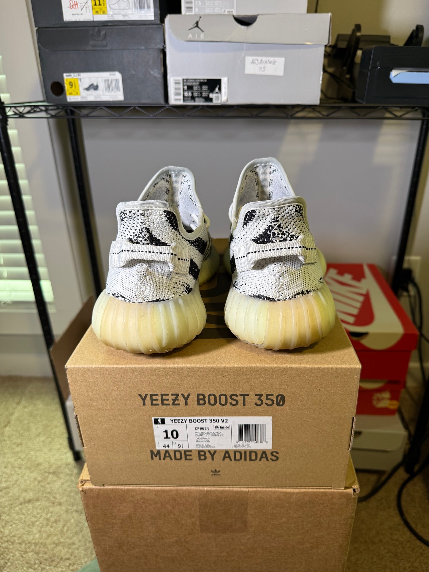 Size 10 - YZY 350 Zebra