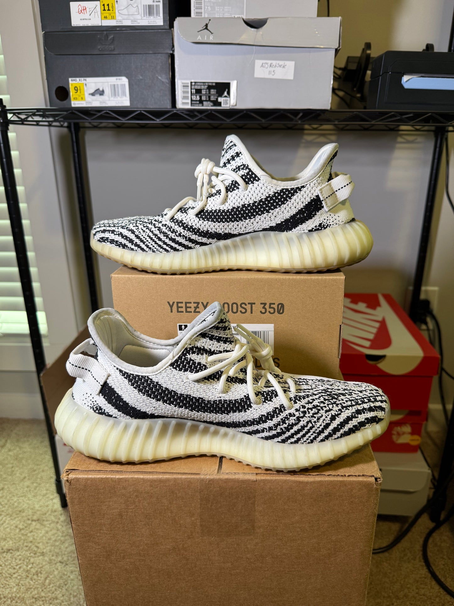 Size 10 - YZY 350 Zebra