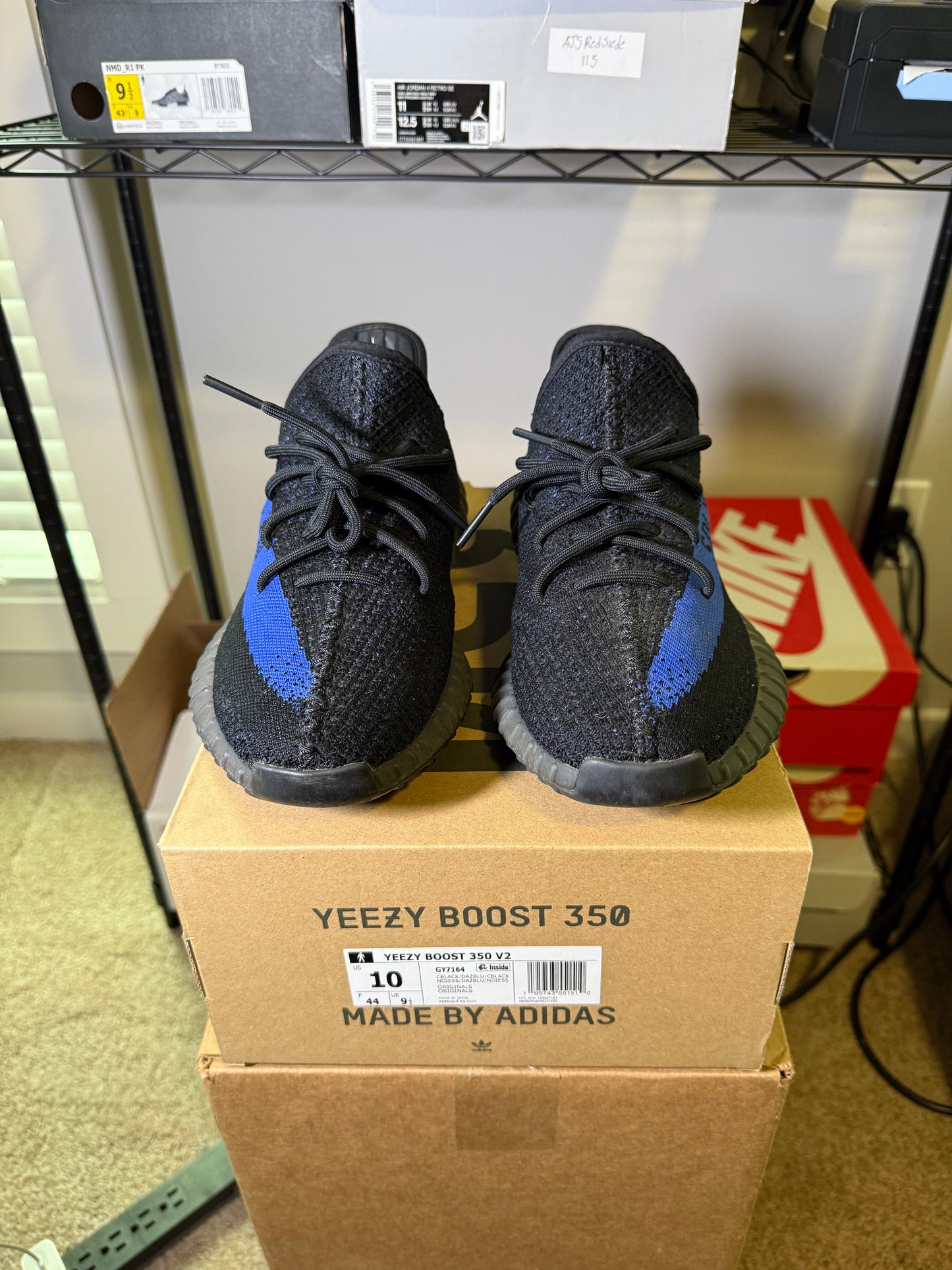 Size 10 - YZY 350 Dazzling Blue