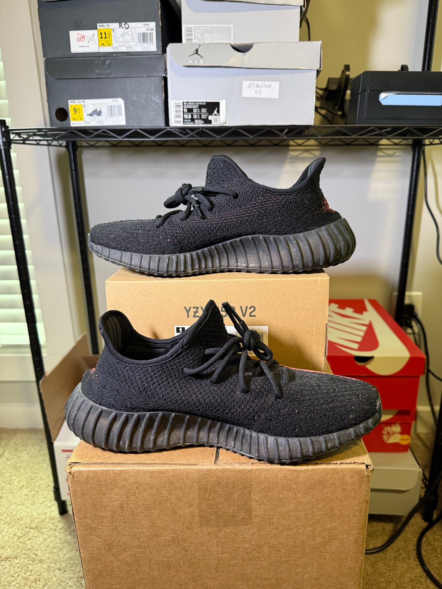 Size 10 - YZY 350 Red Stripe