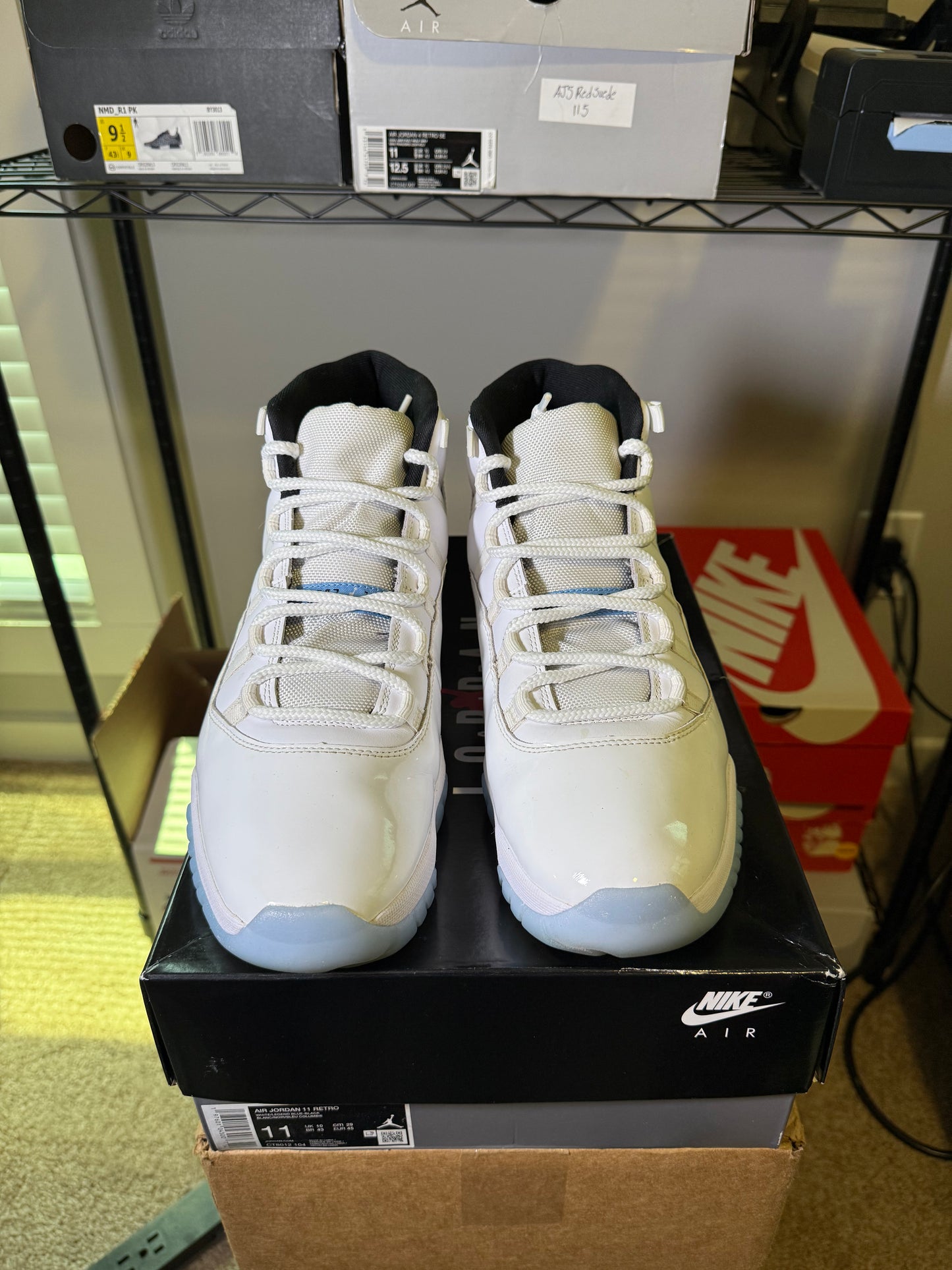 Size 11 - AJ 11  Legend Blue