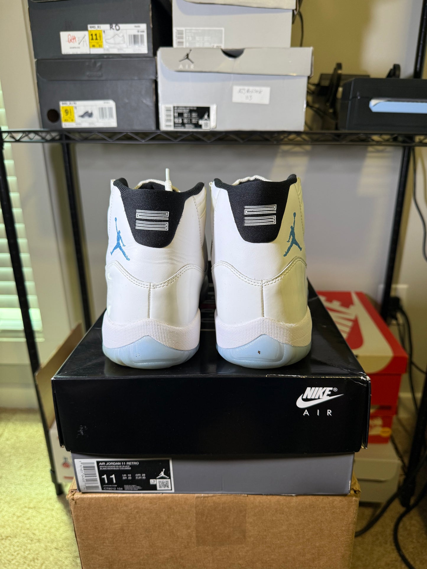 Size 11 - AJ 11  Legend Blue