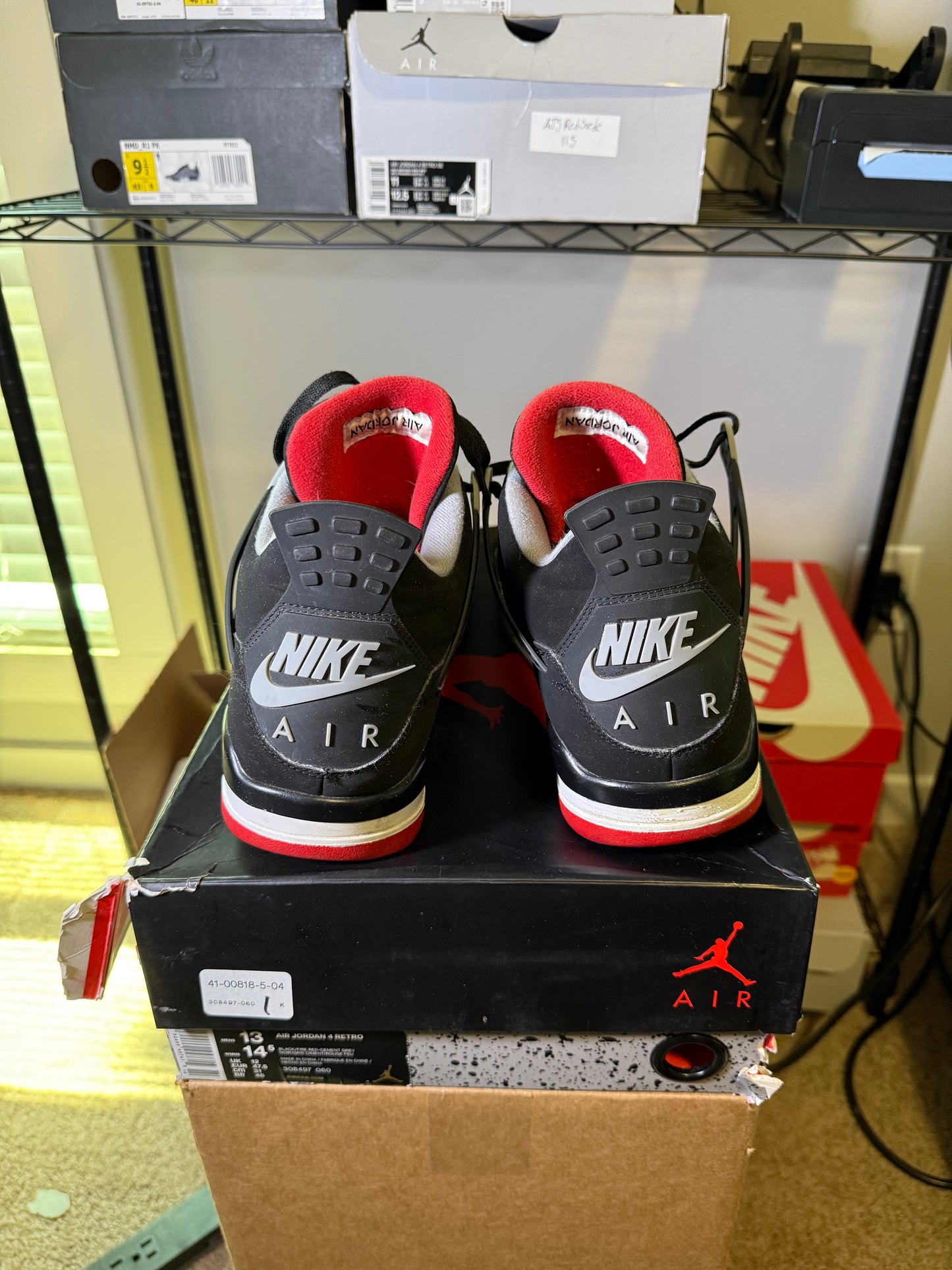 Size 13 - AJ 4 Bred