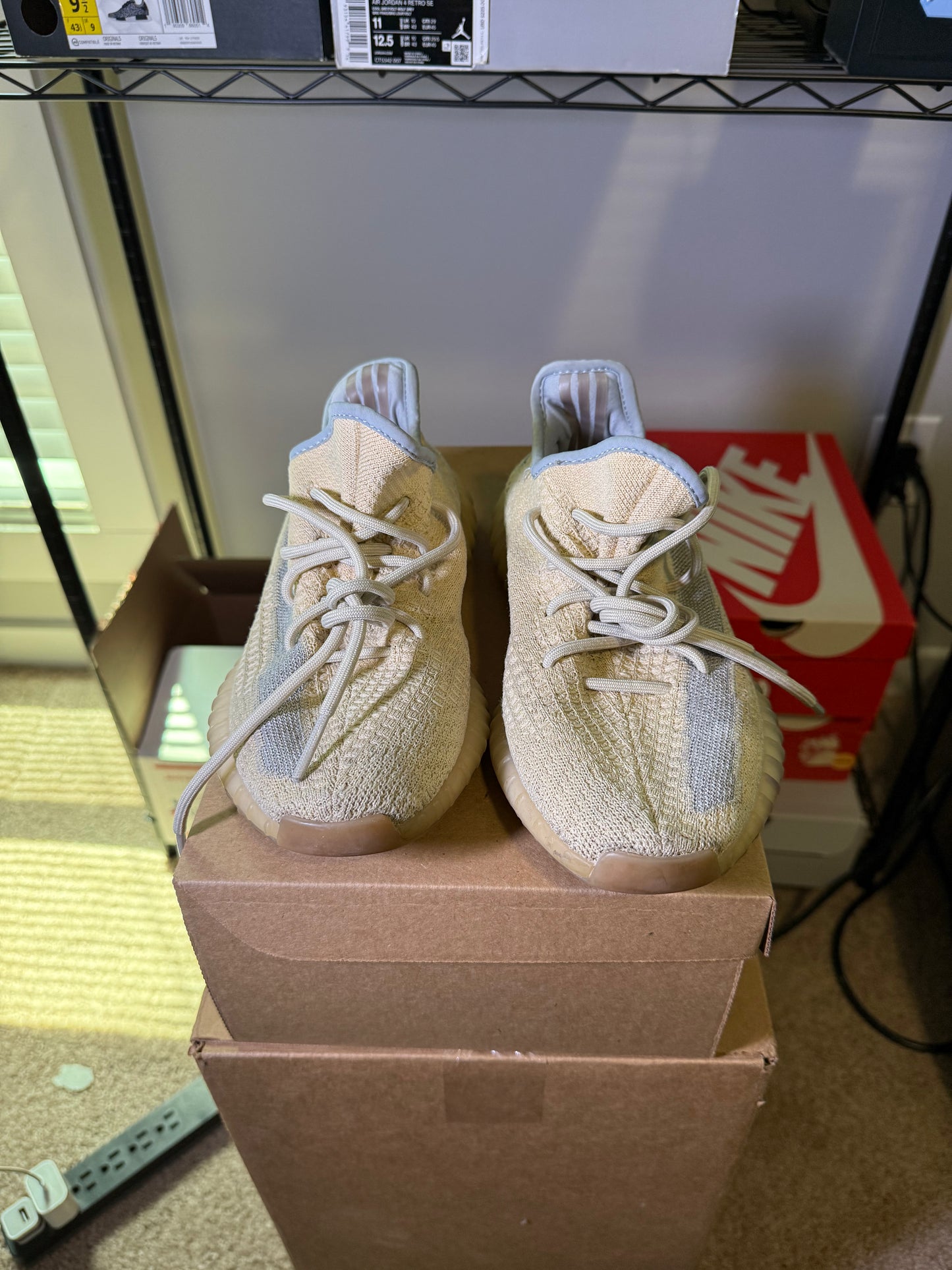 Size 7 - YZY 350 linen