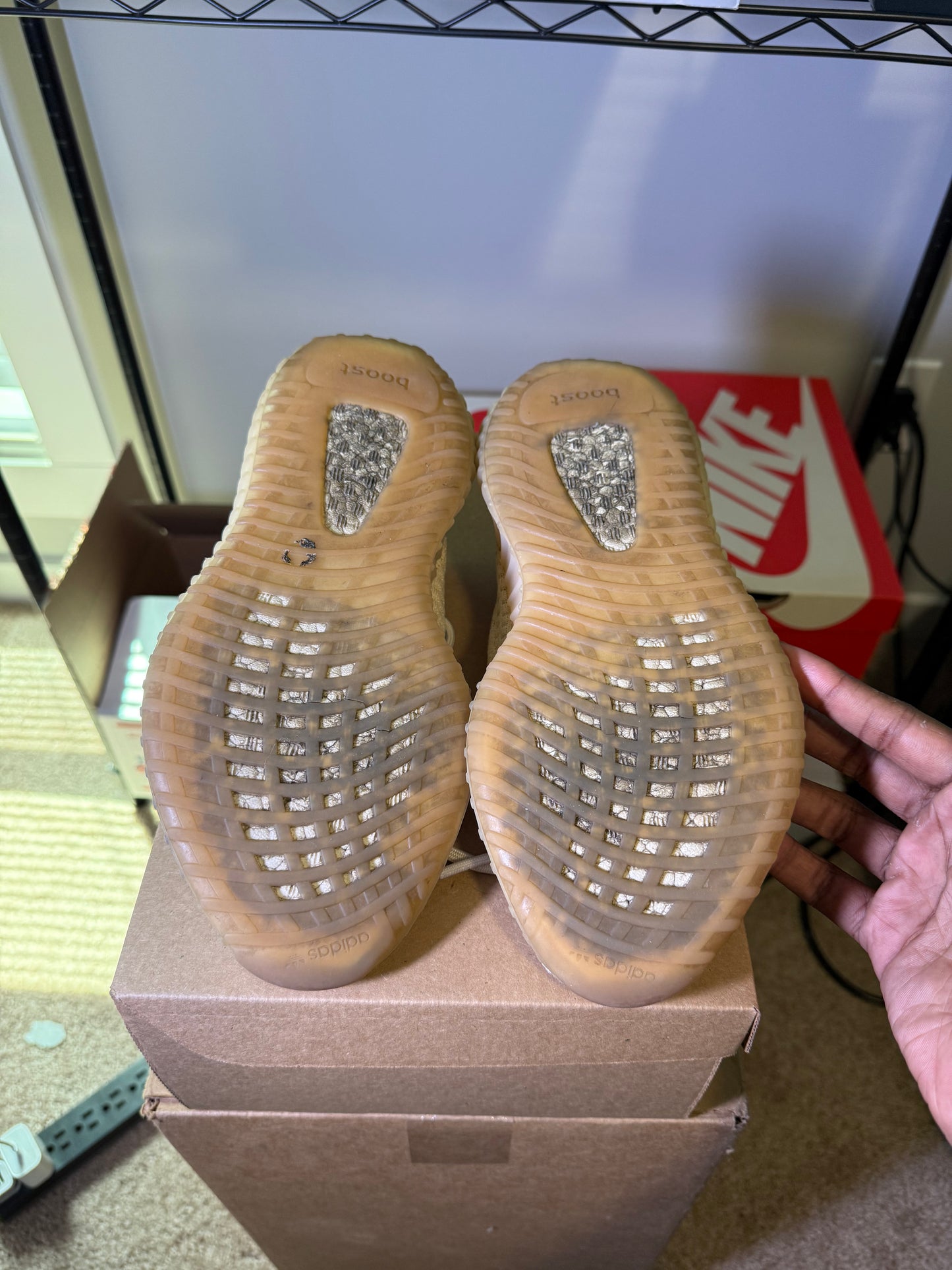 Size 7 - YZY 350 linen