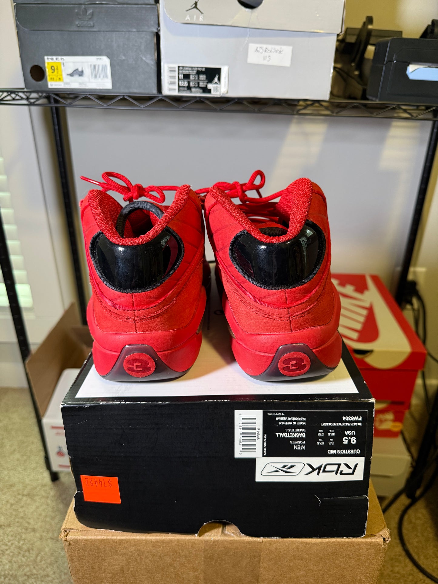 Size 9.5 - Reebok Heat Over Hype