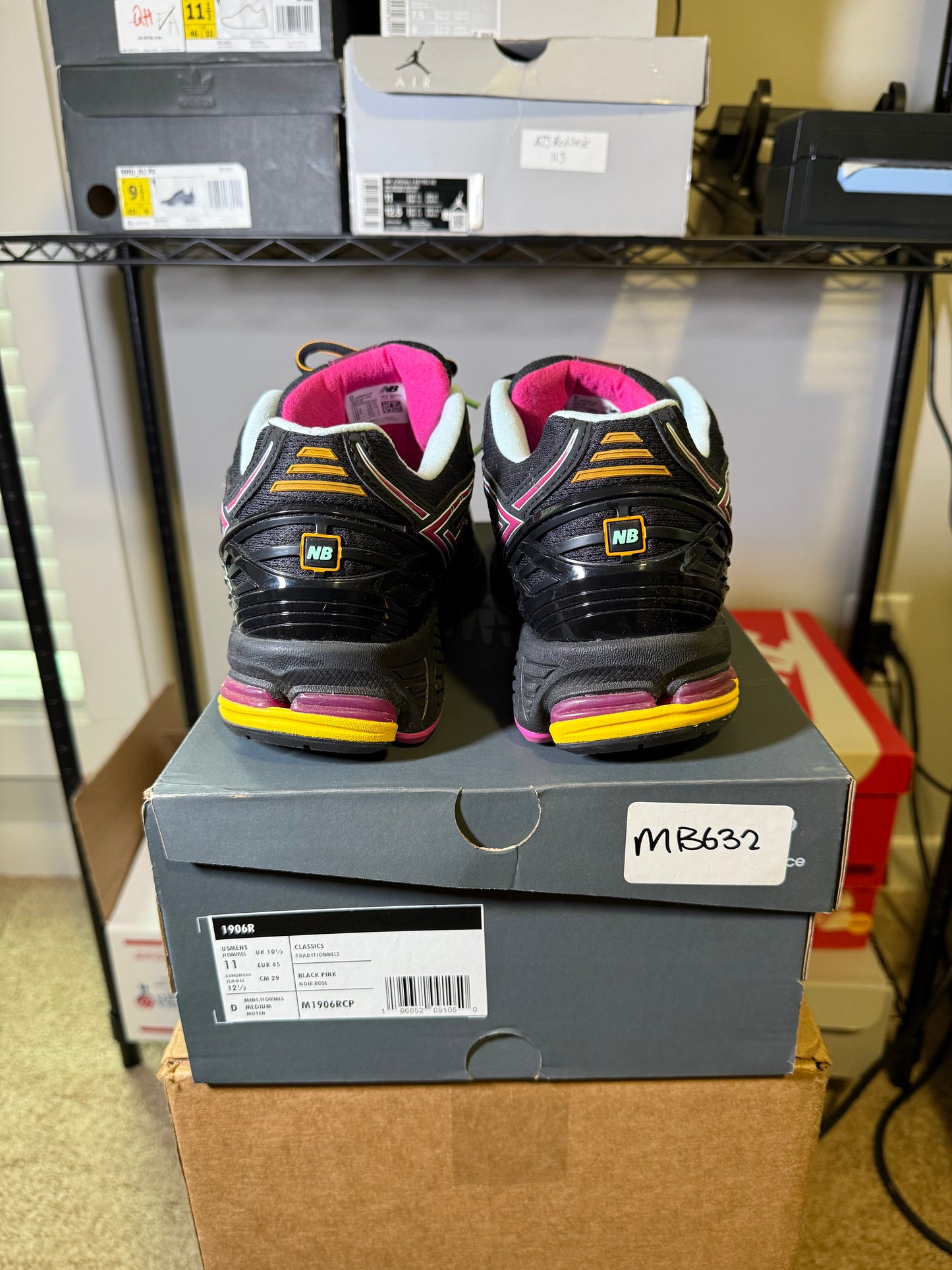 Size 11 - New Balance 1906 Neon Nights