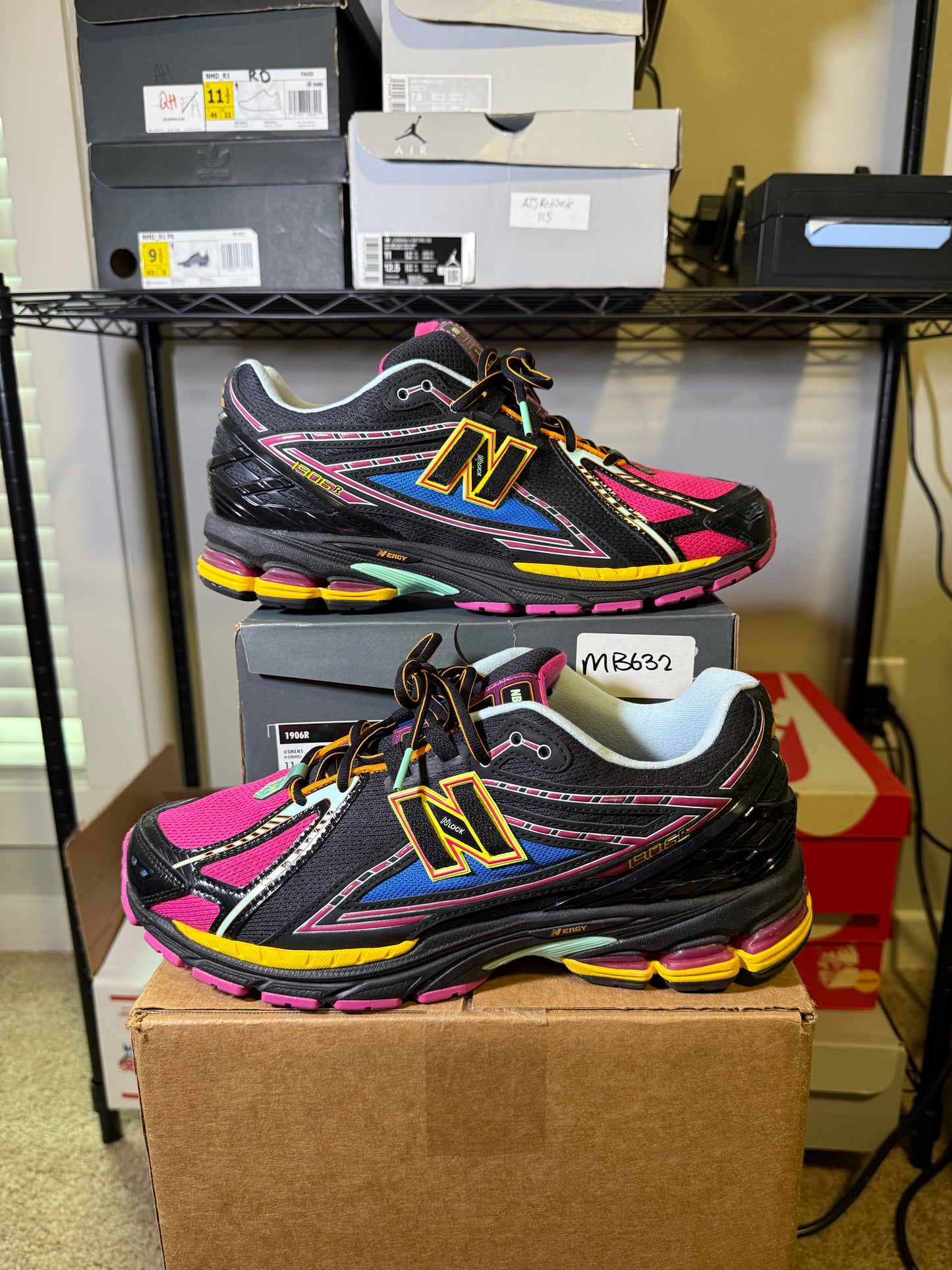 Size 11 - New Balance 1906 Neon Nights