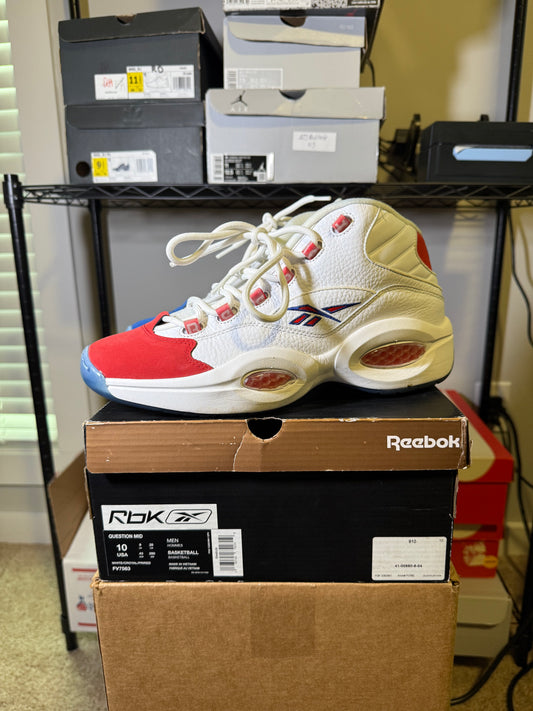 Size 10 - Reebok Question Double Cross