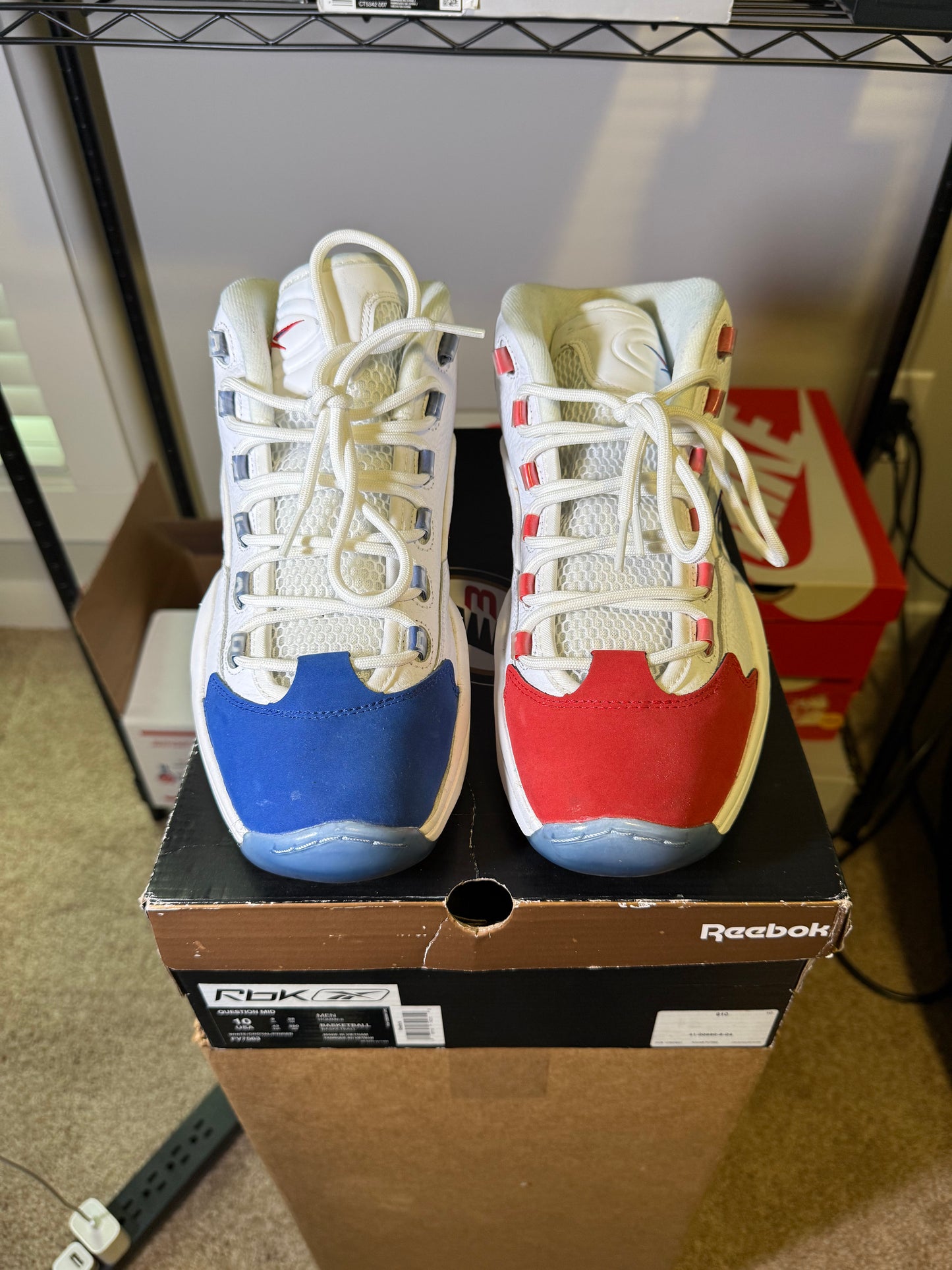 Size 10 - Reebok Question Double Cross