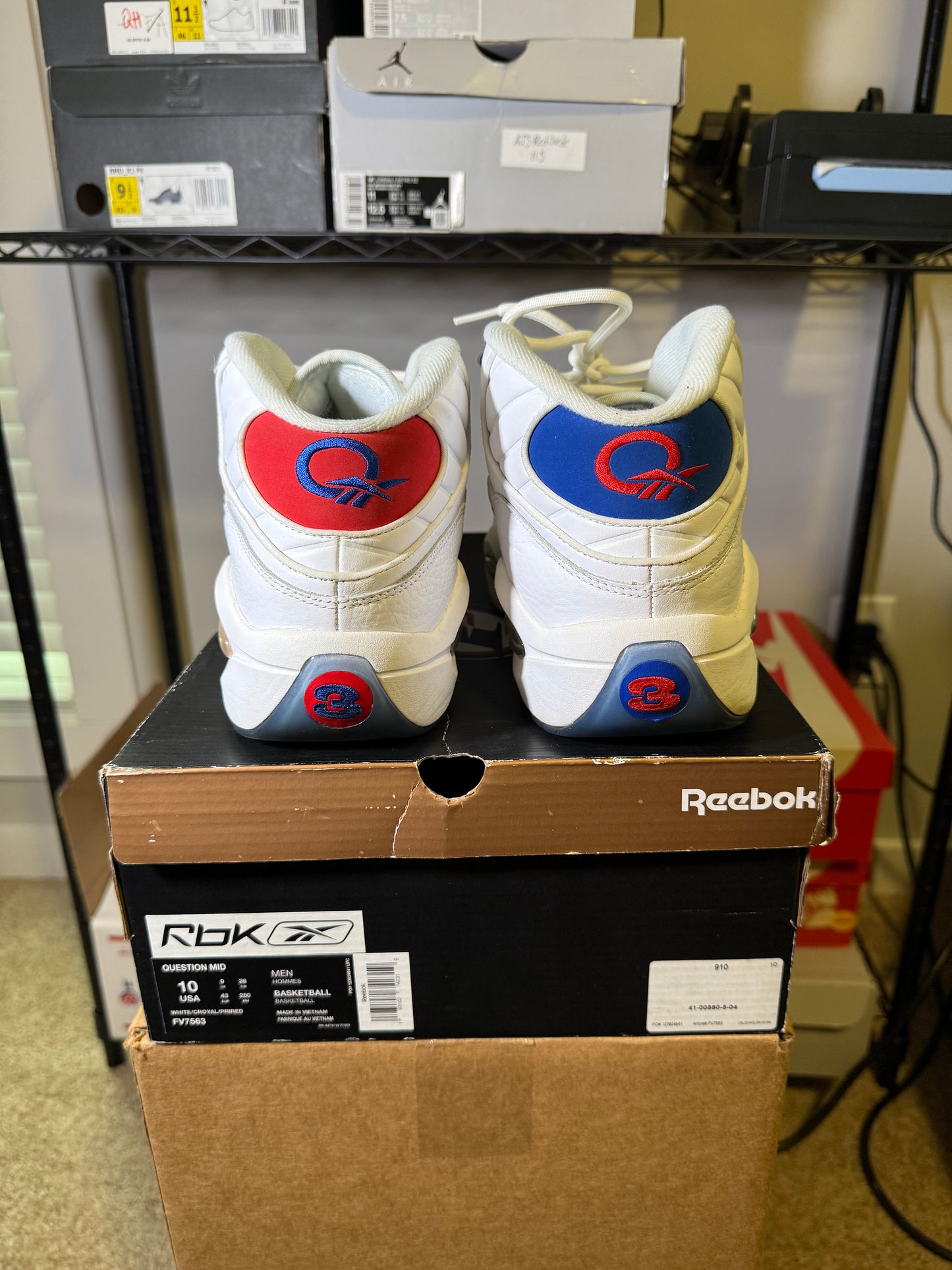 Size 10 - Reebok Question Double Cross