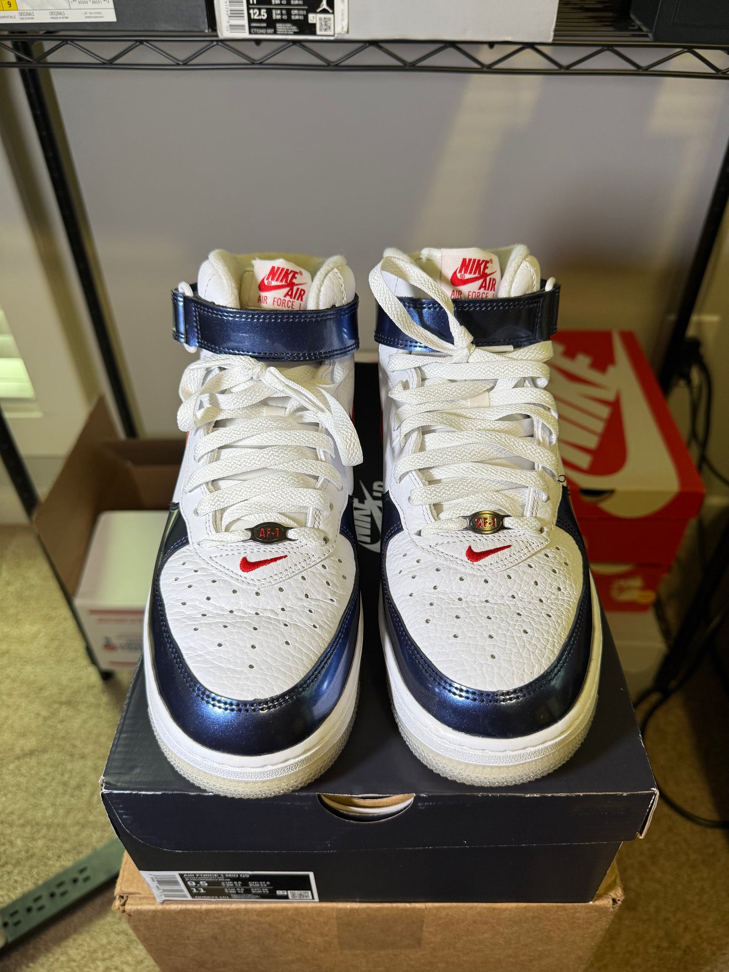 Size 10.5 - AF 1 Mid Independence Day