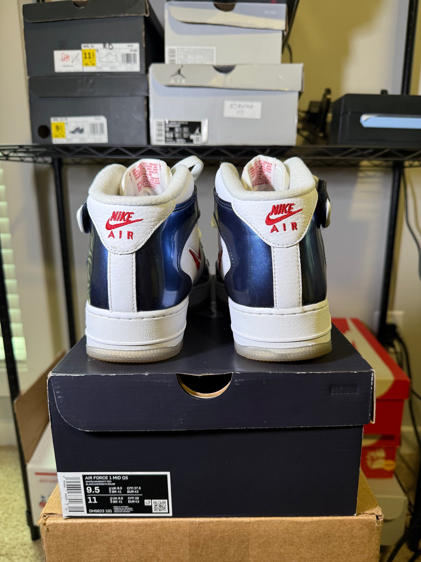 Size 10.5 - AF 1 Mid Independence Day