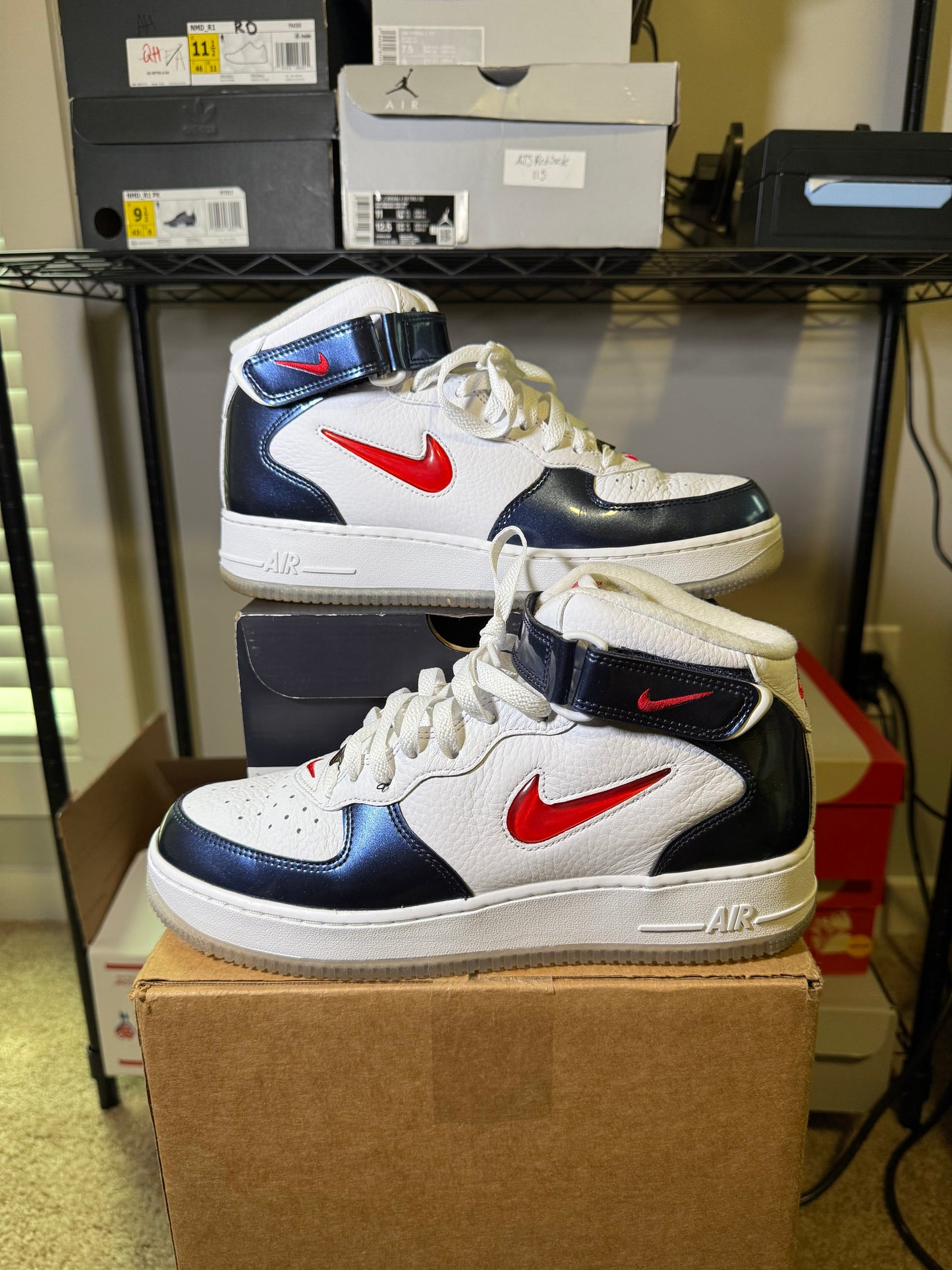 Size 10.5 - AF 1 Mid Independence Day
