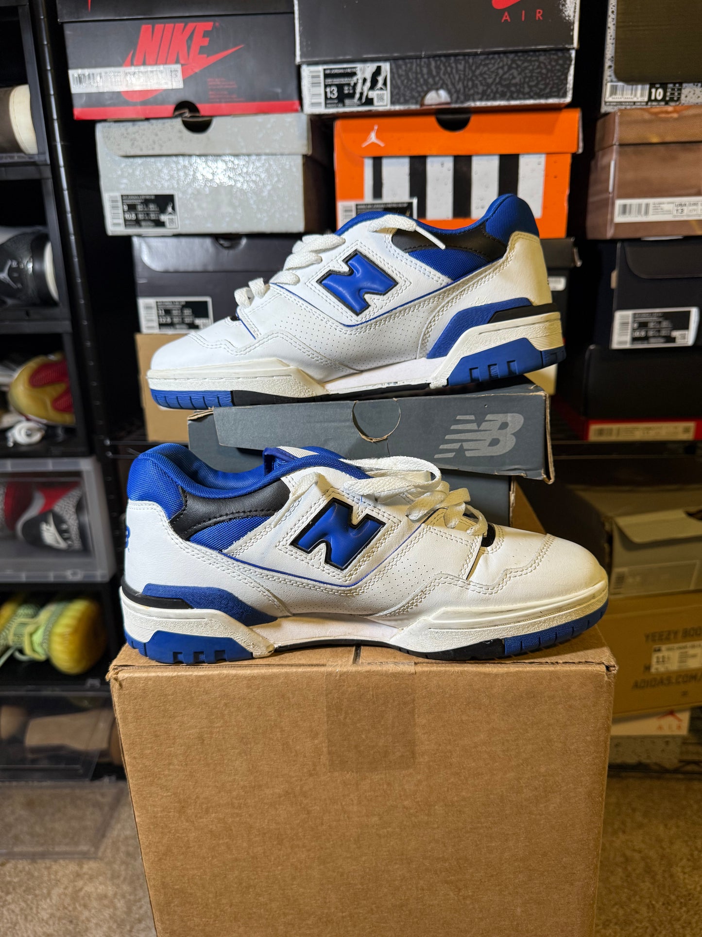 Size 8 - New Balance 550 White Team Royal