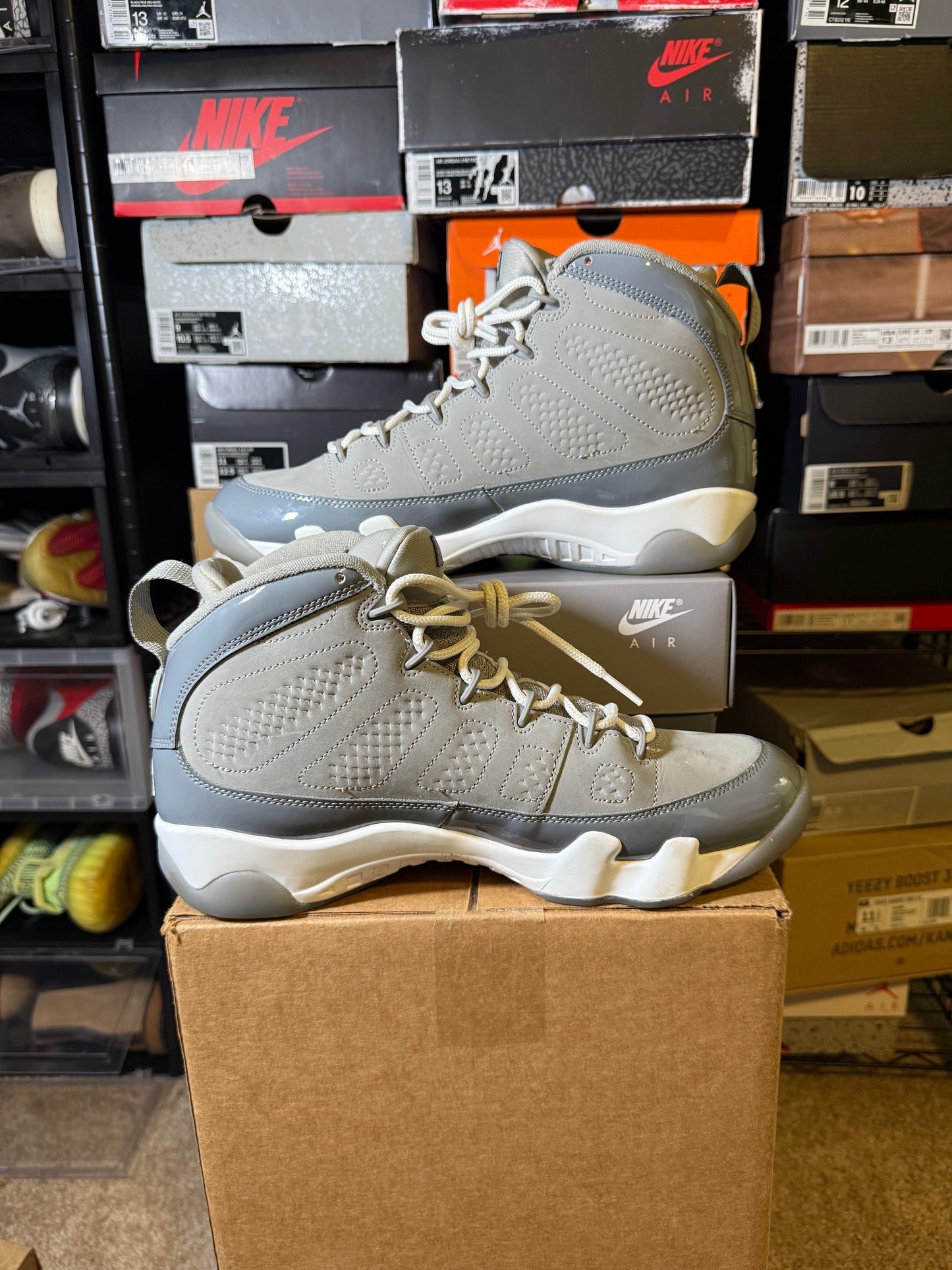 Size 10.5 - AJ 9 Retro 2025 Cool Grey
