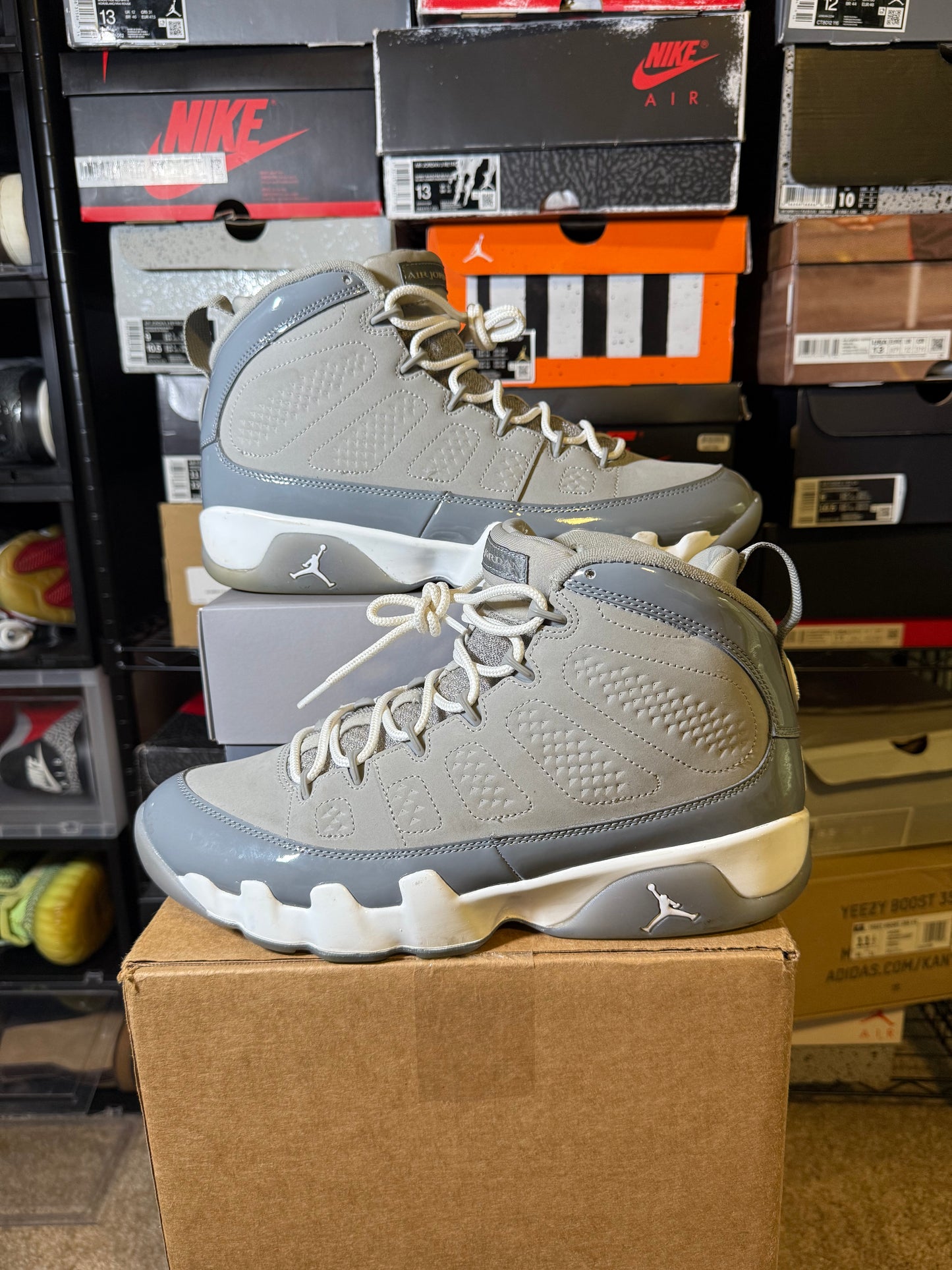 Size 10.5 - AJ 9 Retro 2025 Cool Grey